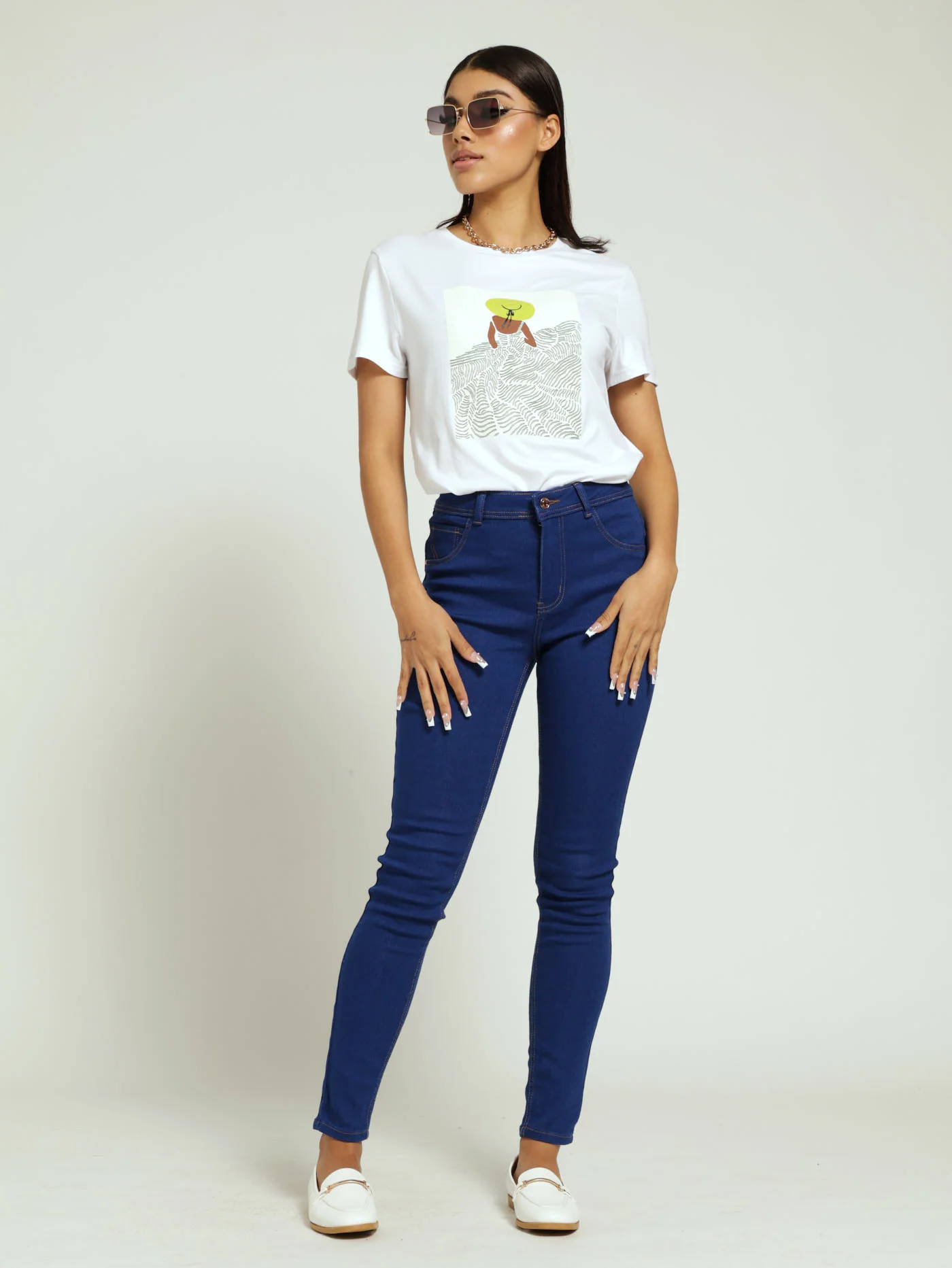 Regular Rise Push-Up Denim Jean - Ink - Image 2