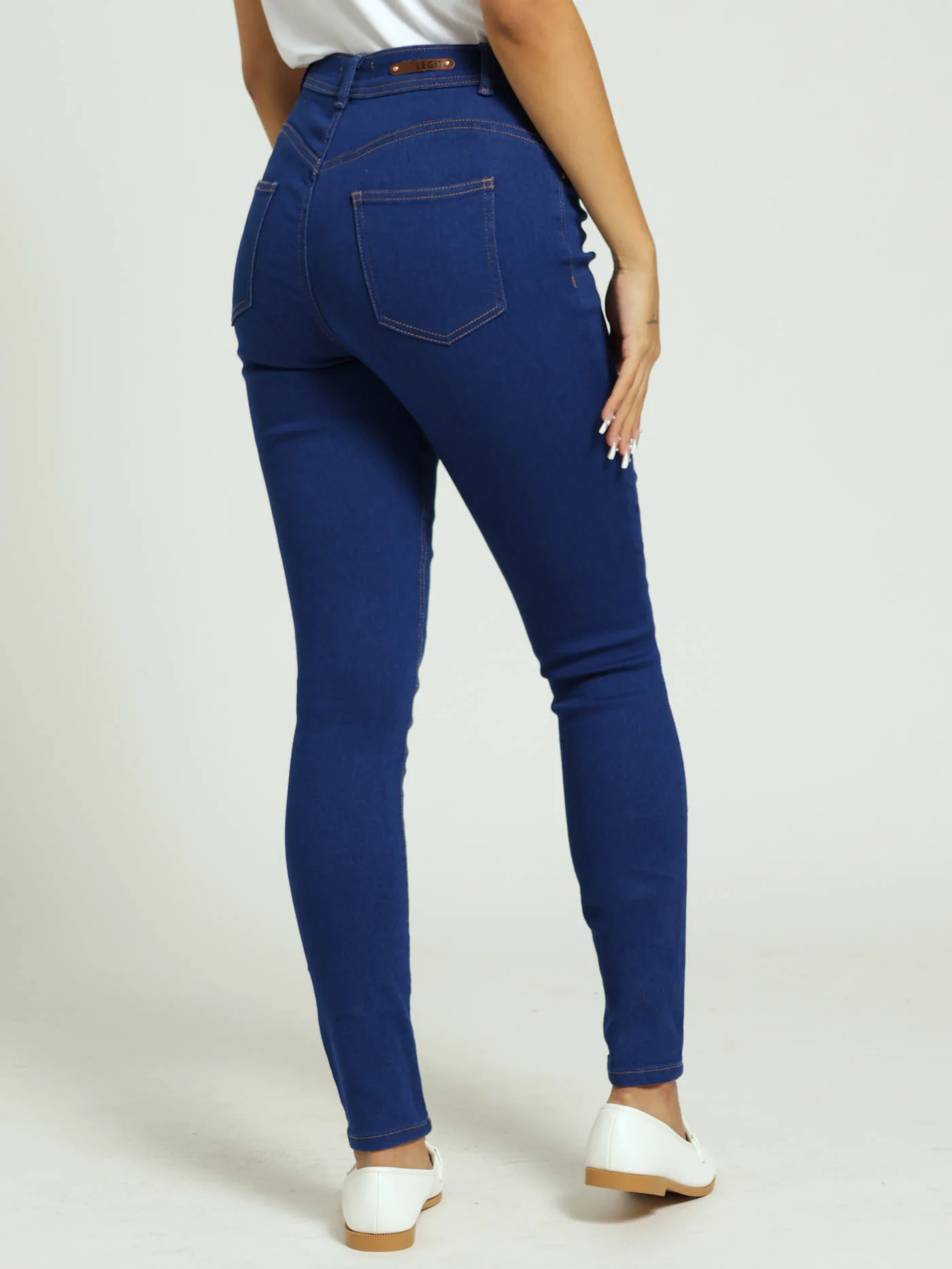 Regular Rise Push-Up Denim Jean - Ink - Image 4