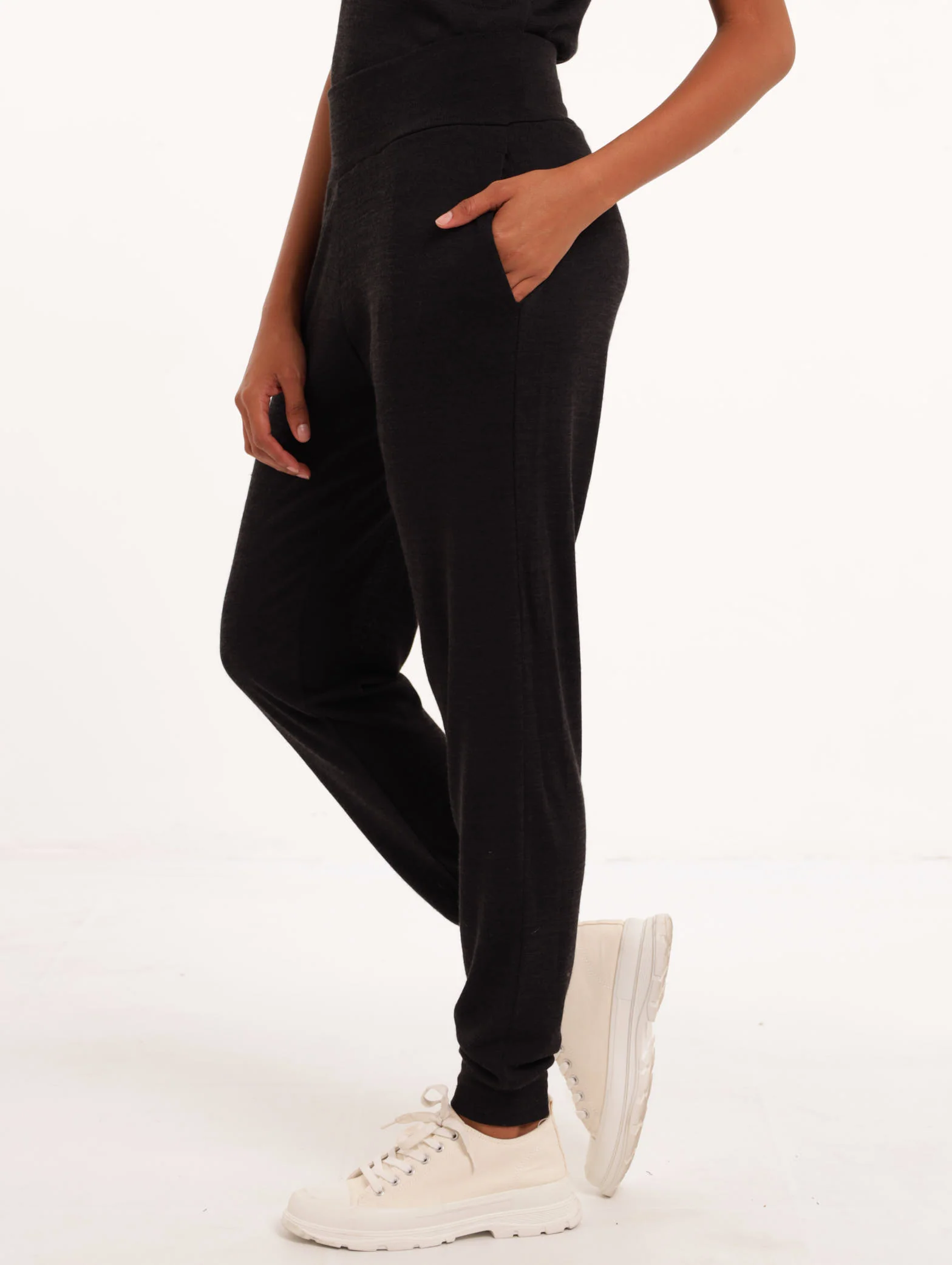 Jogger Bottoms - Black - Image 3