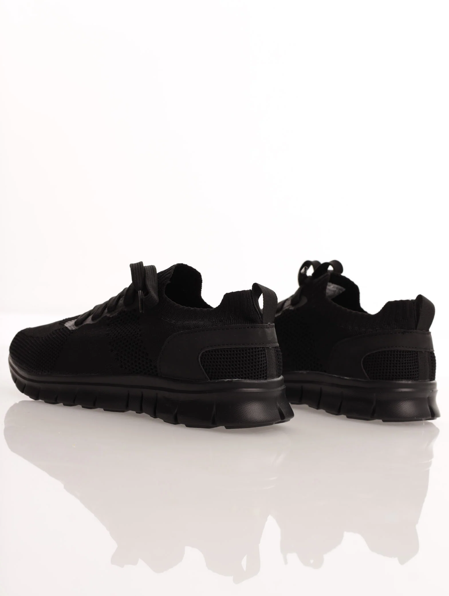 Knitted Sneaker - Black - Image 3