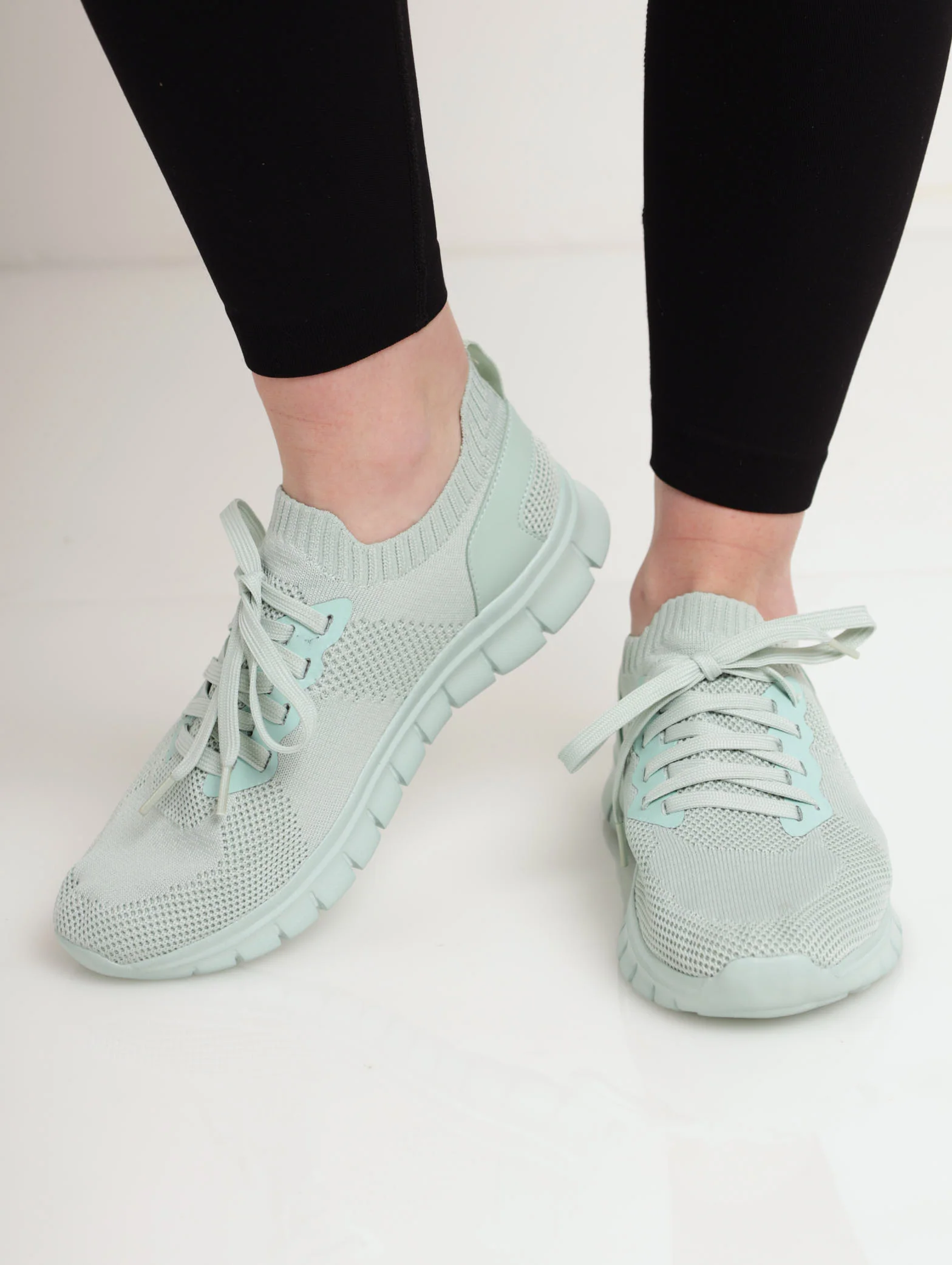 Knitted Sneaker - Sage