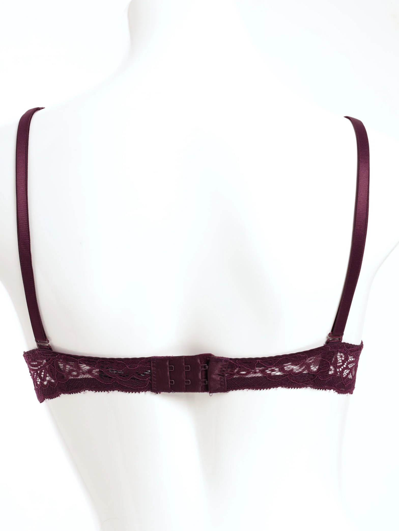 Lace Balconette Bra - Purple - Image 2