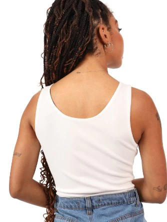 Lace Front Bodysuit - White - Image 4
