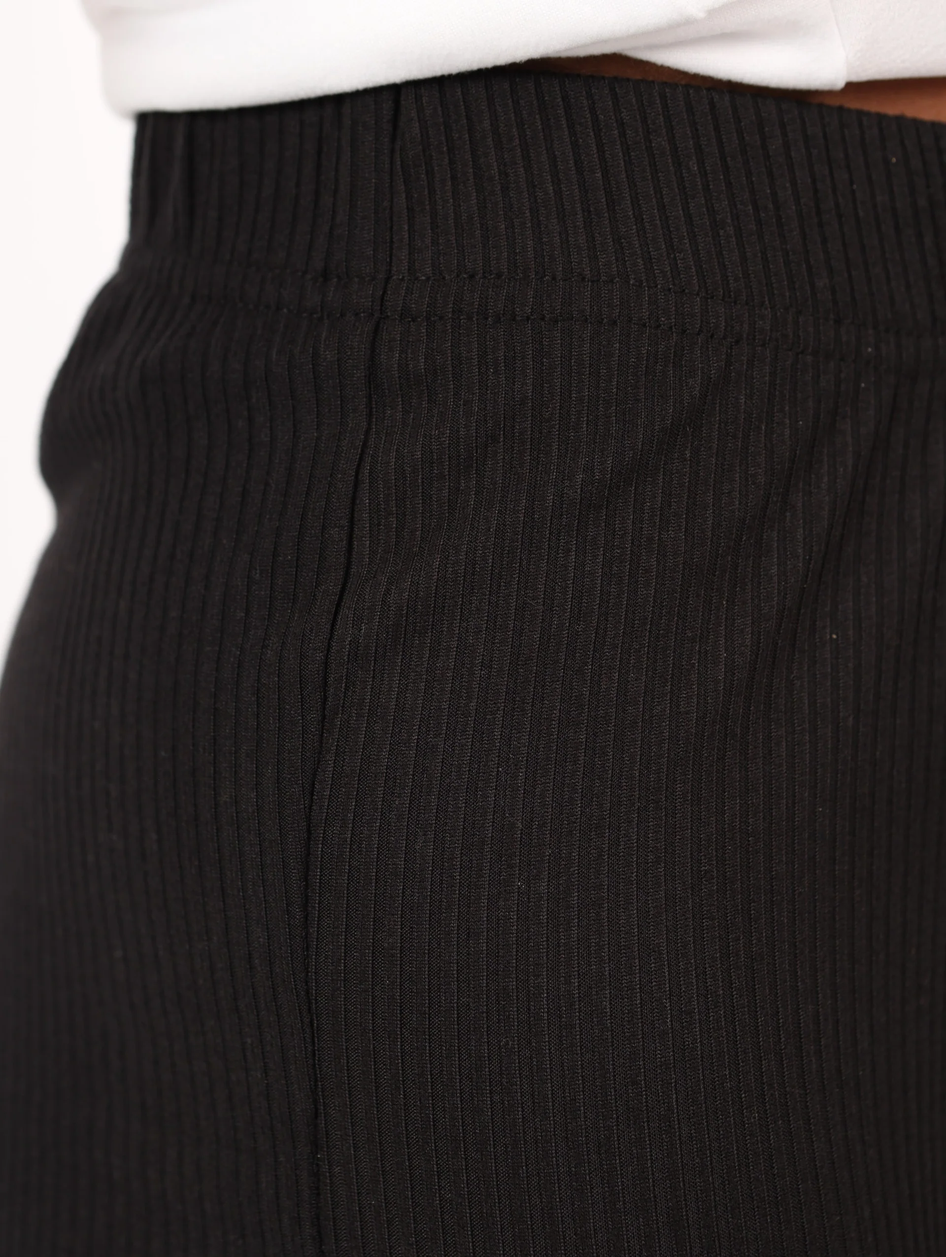 Lettuce Edge Bootleg Rib Pant - Black - Image 6