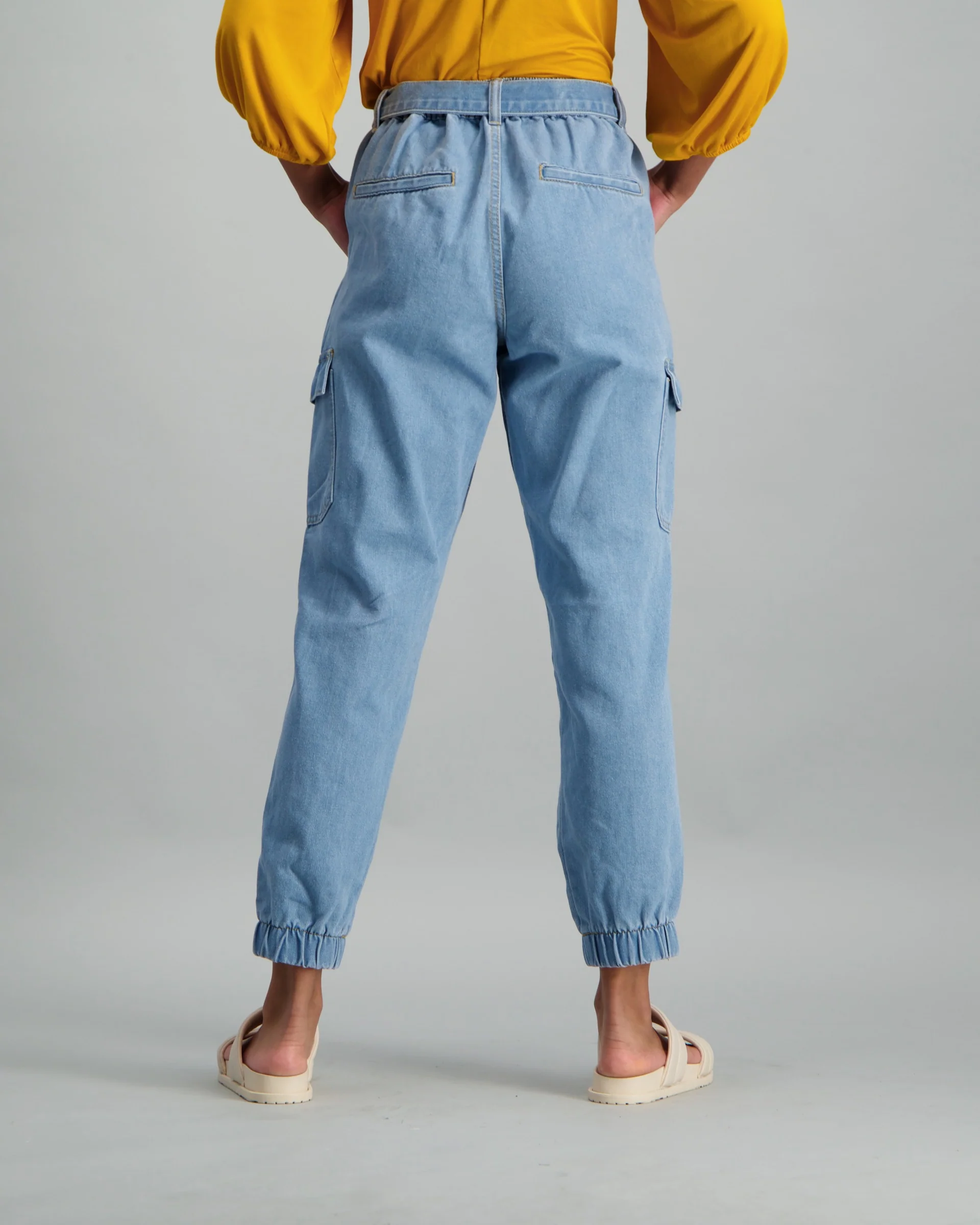 Light Wash Utility Jogger Jean - Image 2