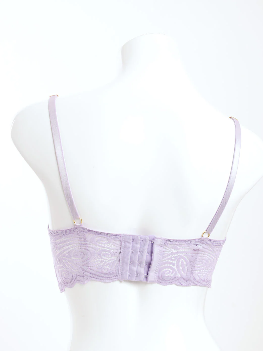 Long Line Strapping Balconette Bra - Lilac - Image 2