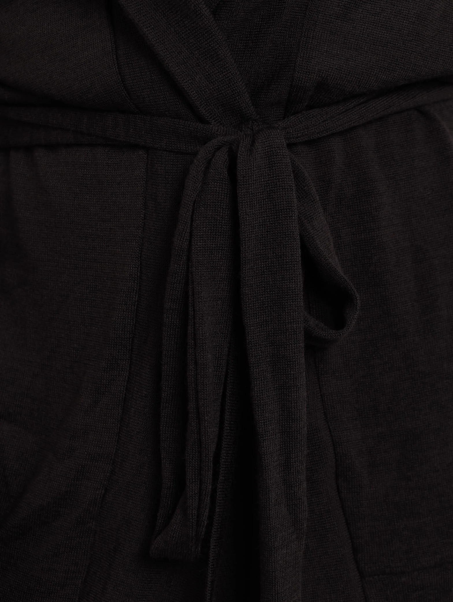 Loungewear Cardigan - Black - Image 5