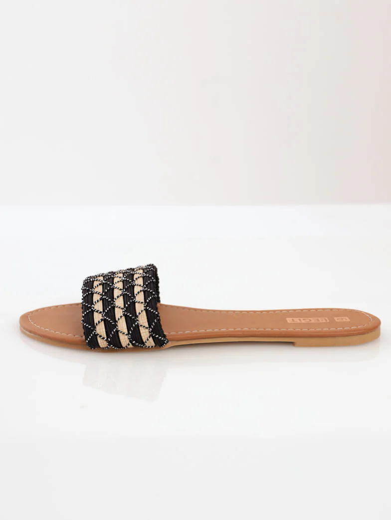 Mermaid Weave Banded Mule Sandal - Image 2