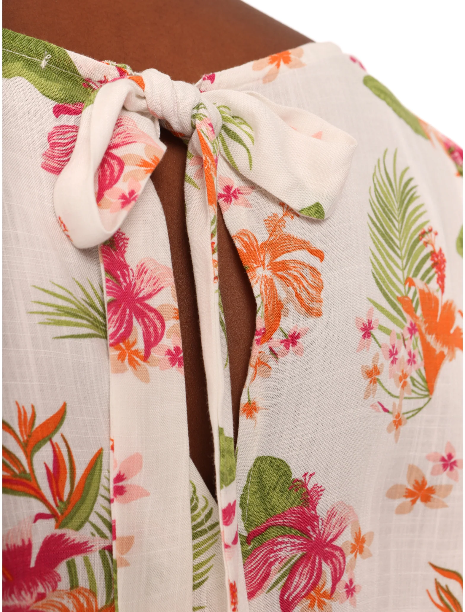 Open Back Puff Sleeve Blouse - Image 5