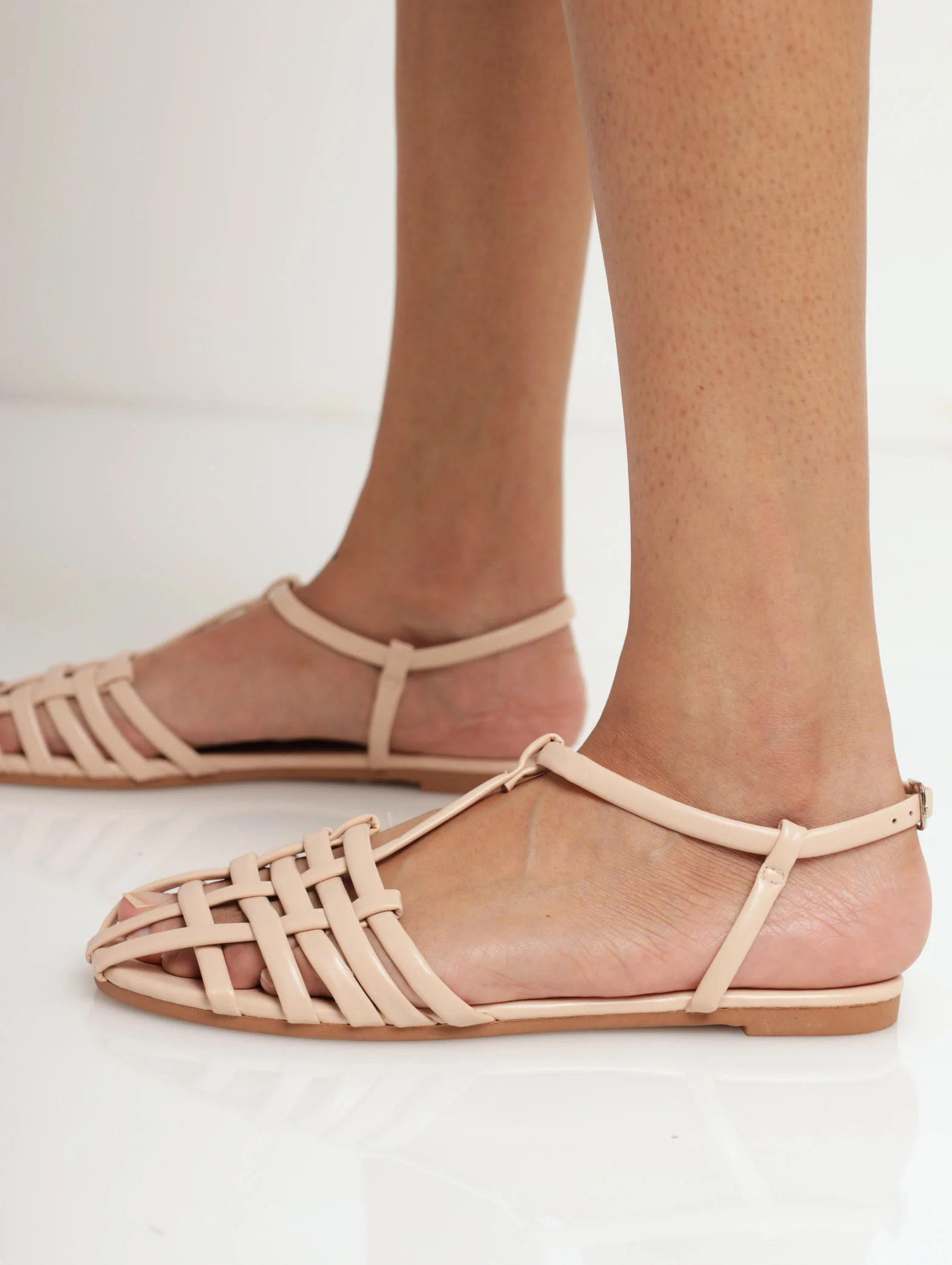 Padded Fisherman Flat Pump - Blush - Image 2