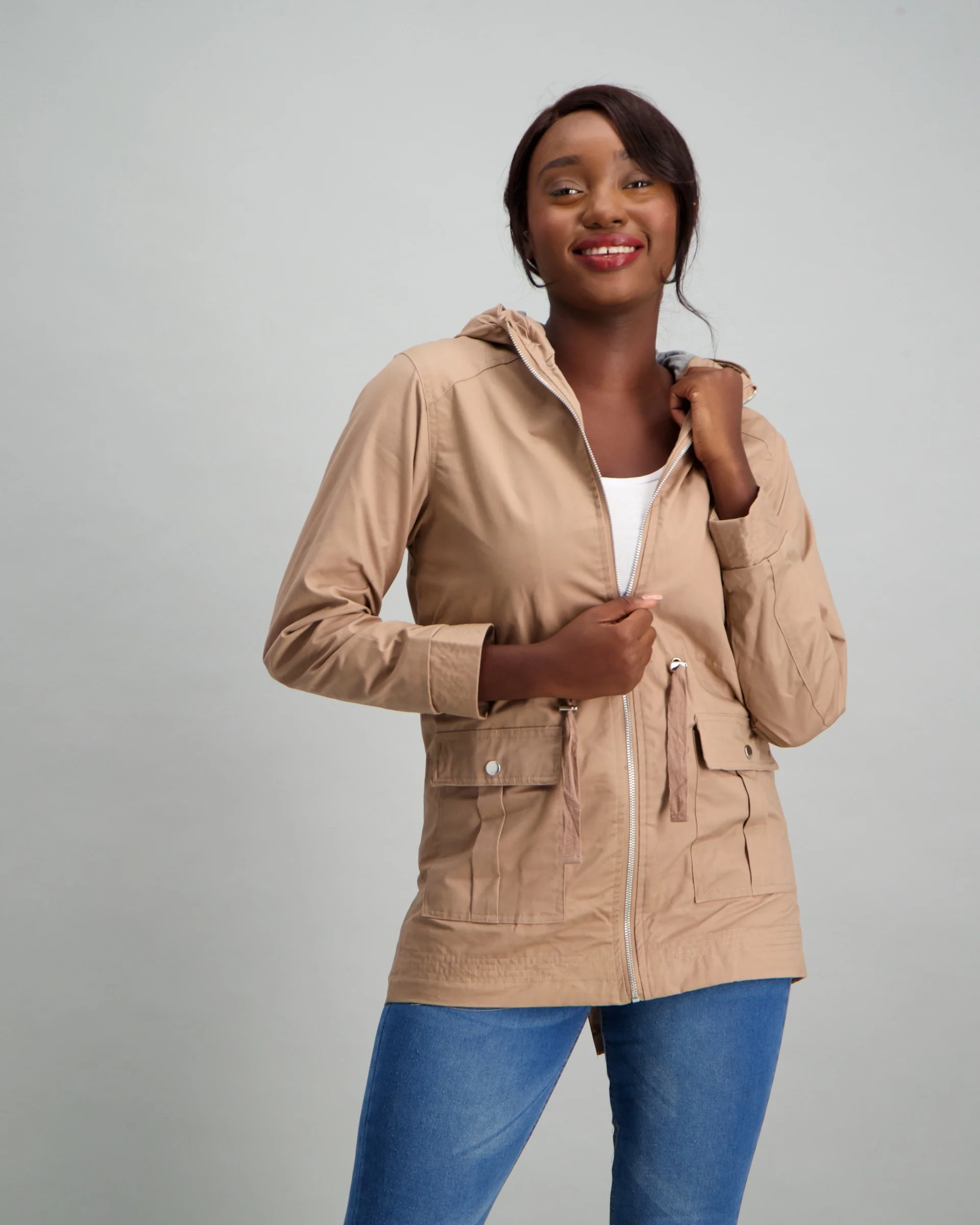 Parker Jacket - Stone - Image 2