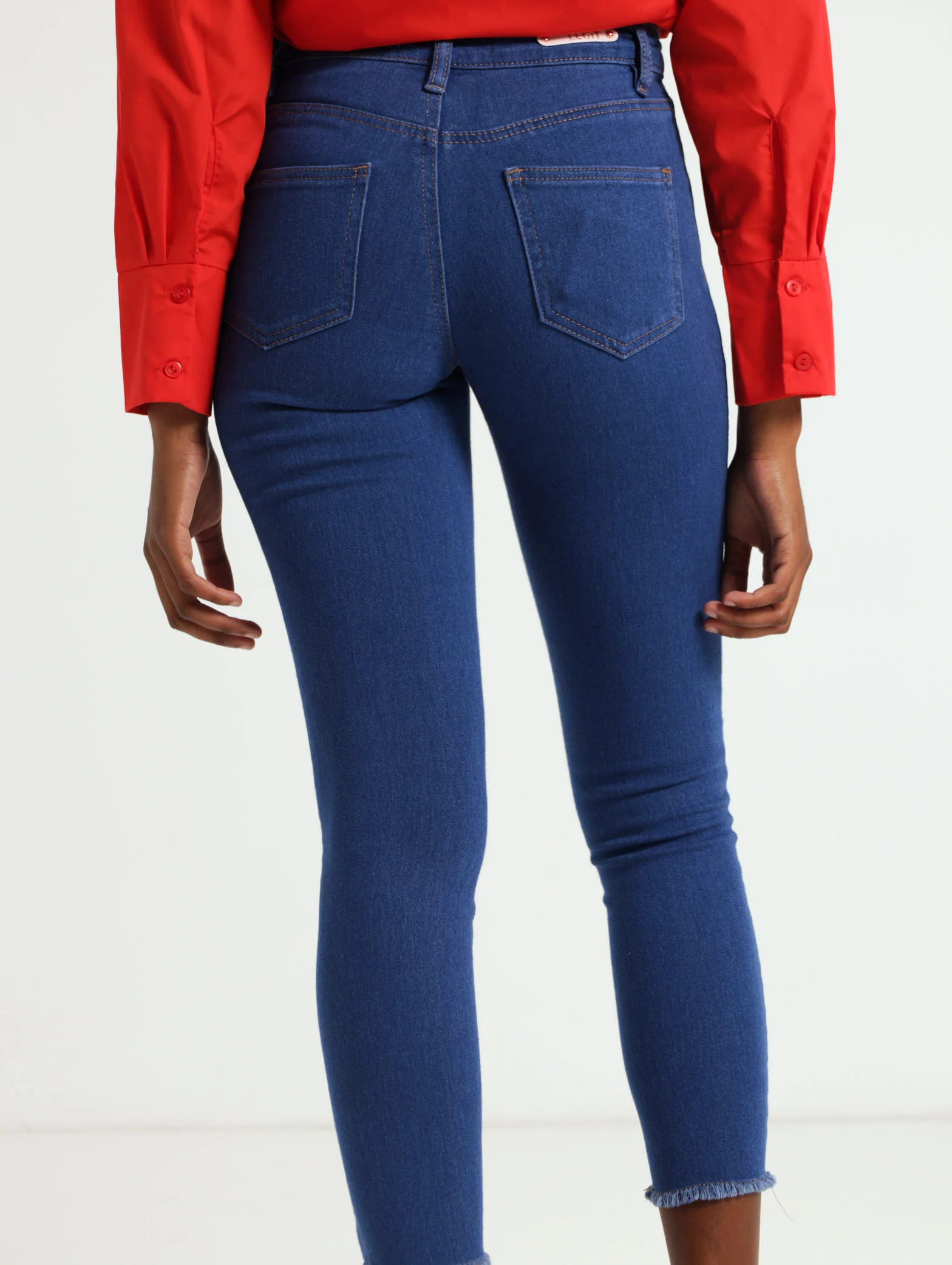 Periwinkle Ankle Grazer Skinny Jean - Blue - Image 3