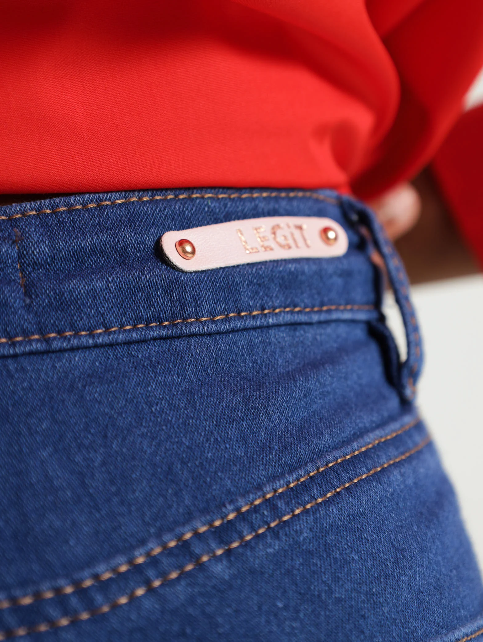 Periwinkle Ankle Grazer Skinny Jean - Blue - Image 4