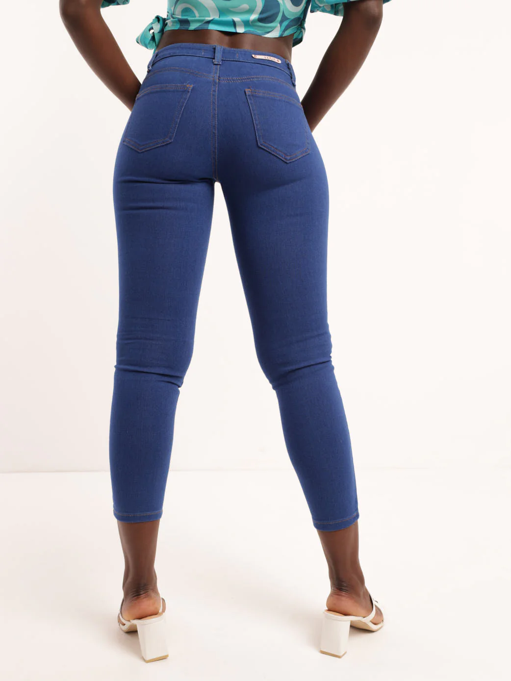 Periwinkle Ankle Grazer Skinny Jean - Image 4