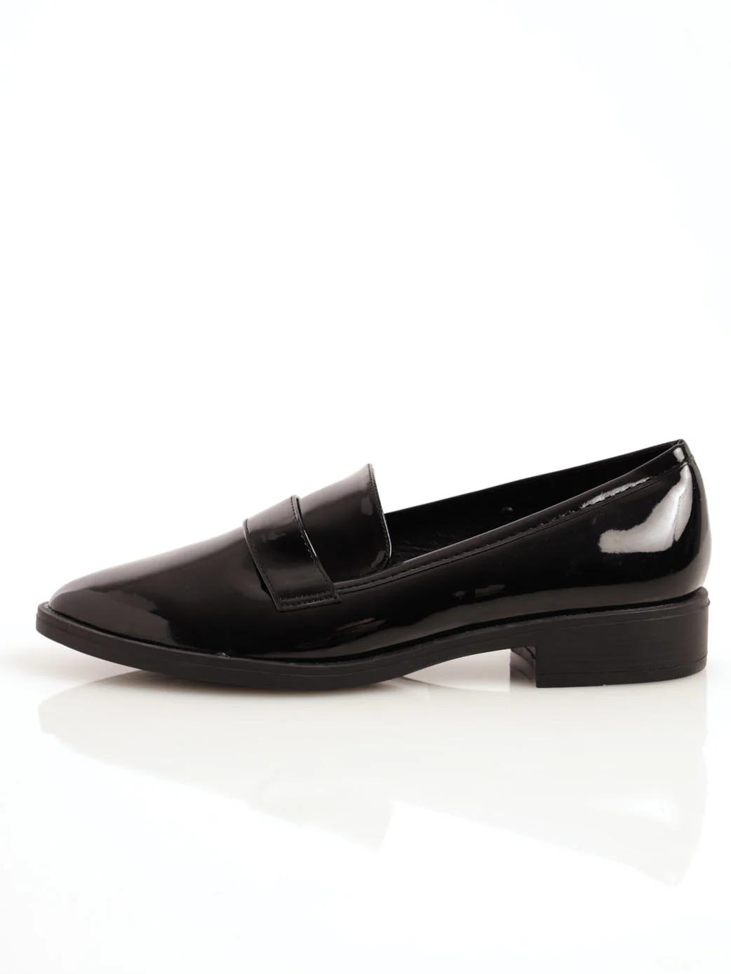 Pointed Toe Loafer - Black - Image 3