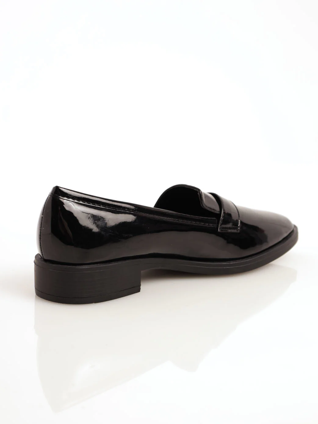Pointed Toe Loafer - Black - Image 4