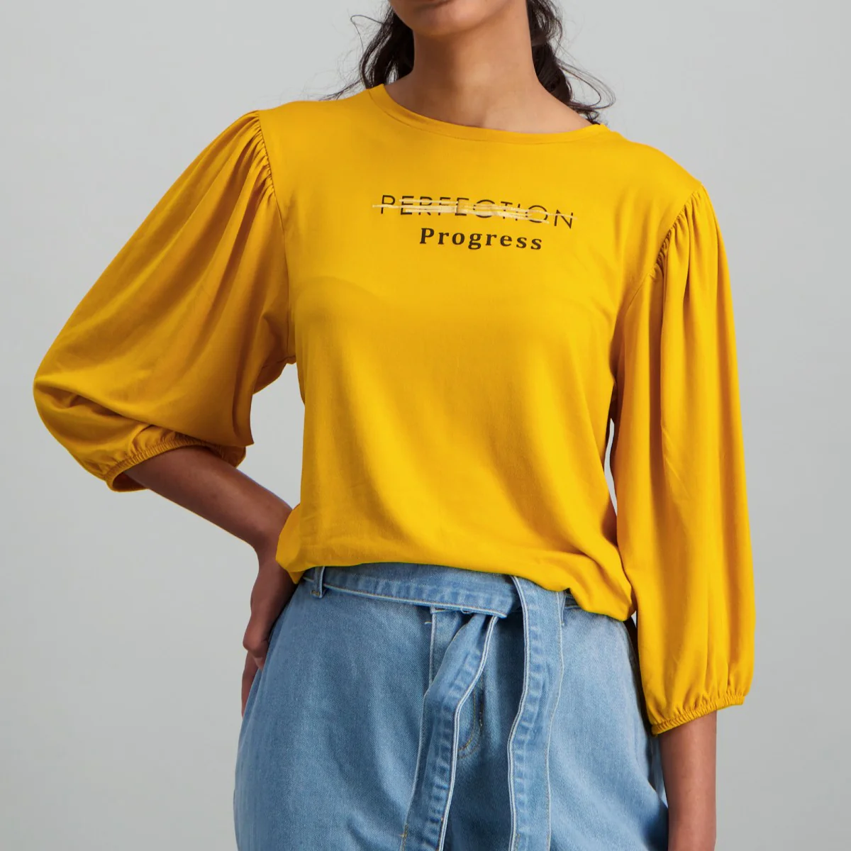 Puff Sleeve Progress T-Shirt