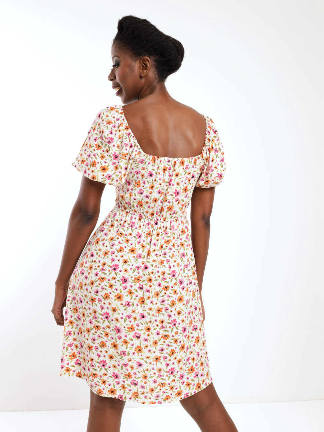 Ruched Tea Dress - Image 3