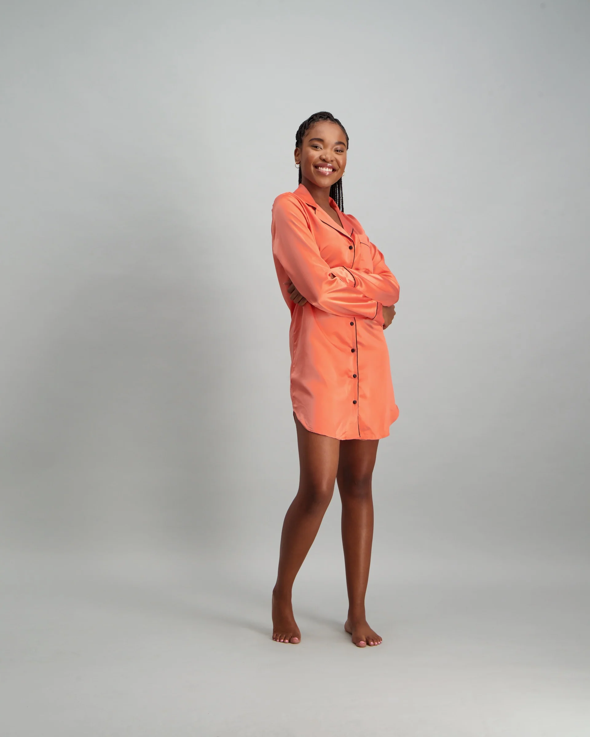 Satin Sleep Shirt - Image 2