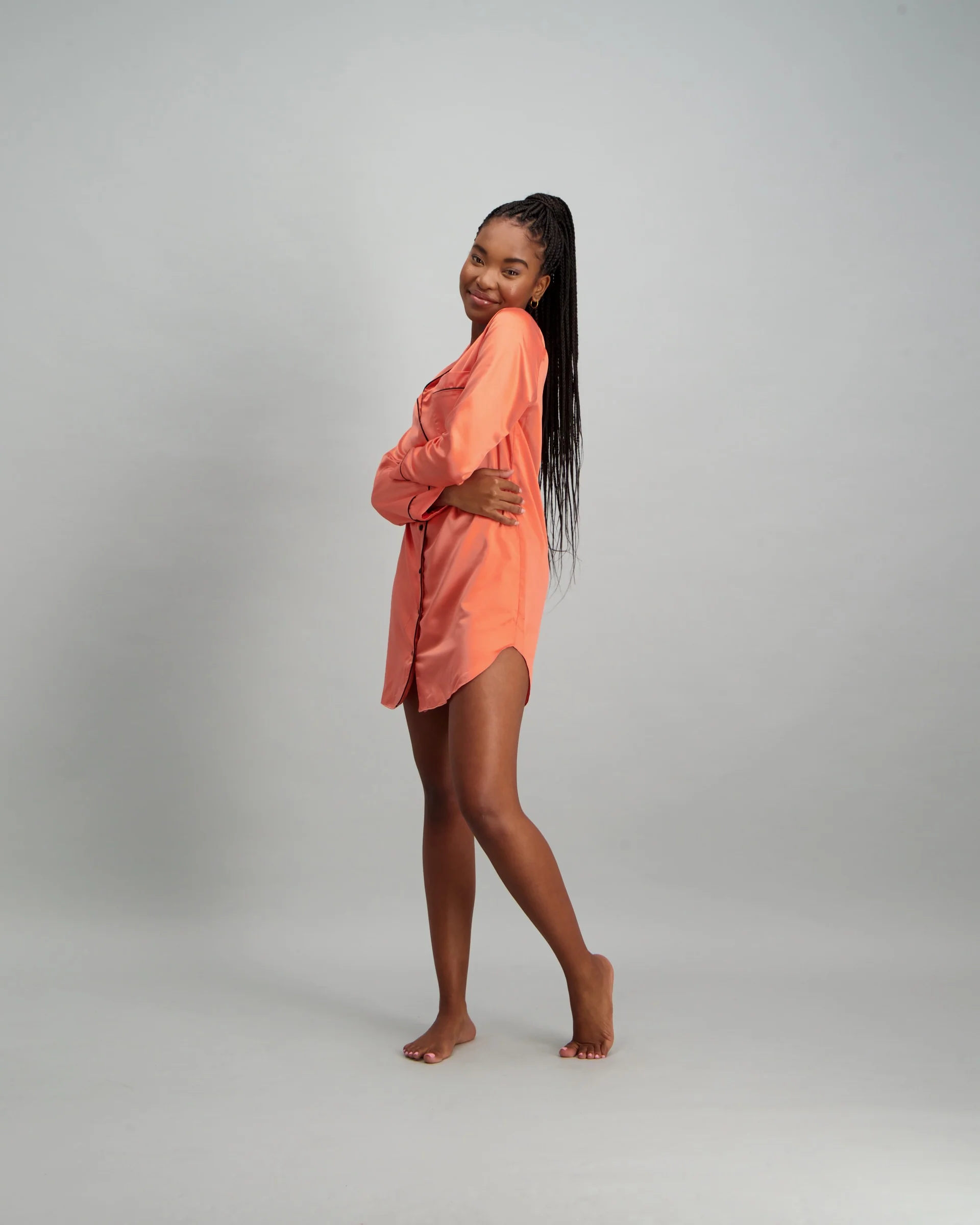 Satin Sleep Shirt - Image 3
