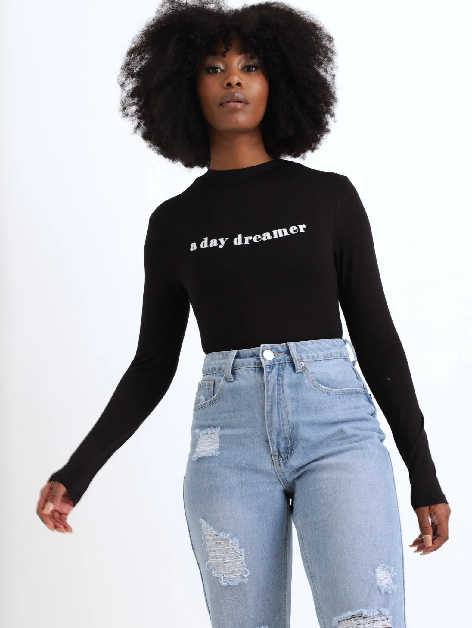 Screen Bodysuit - Black