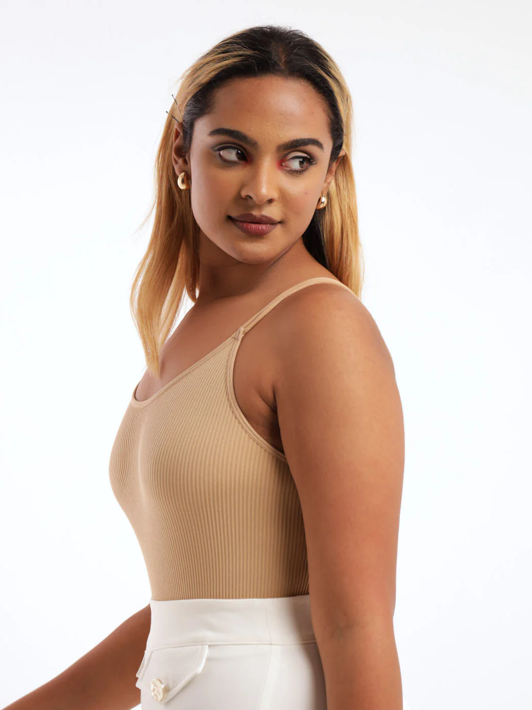 Seamless Bodysuit - Nude - Image 2
