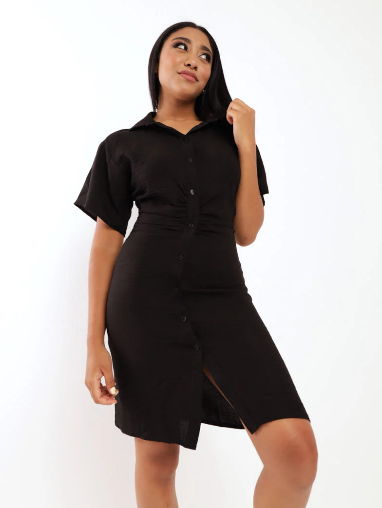 Shirtdress - Black