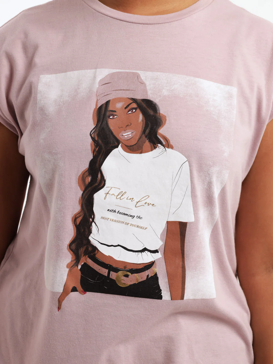Short Sleeve Icon Fall In Love Top - Pink - Image 5