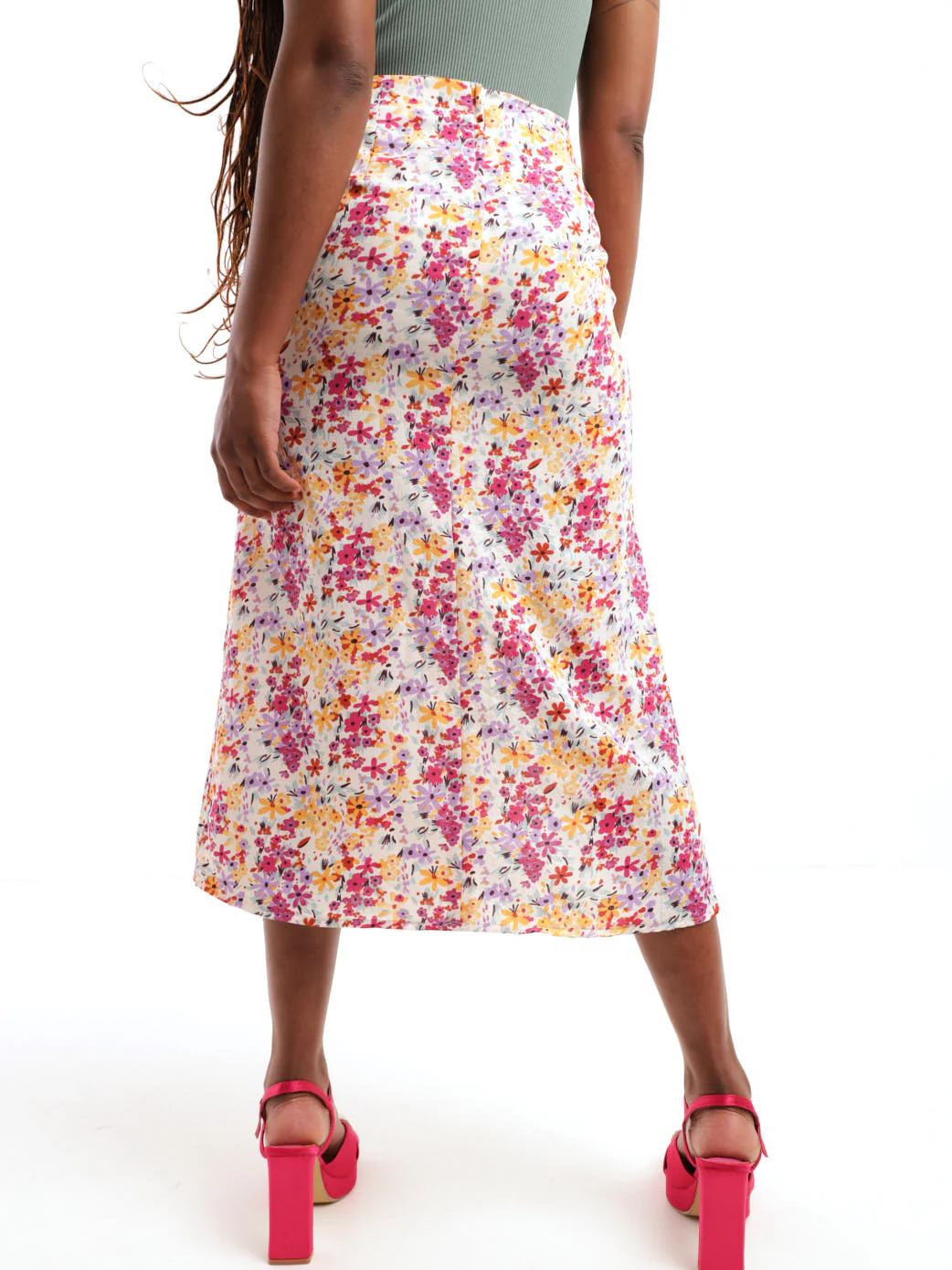 Side Slit Midi Skirt - Image 4
