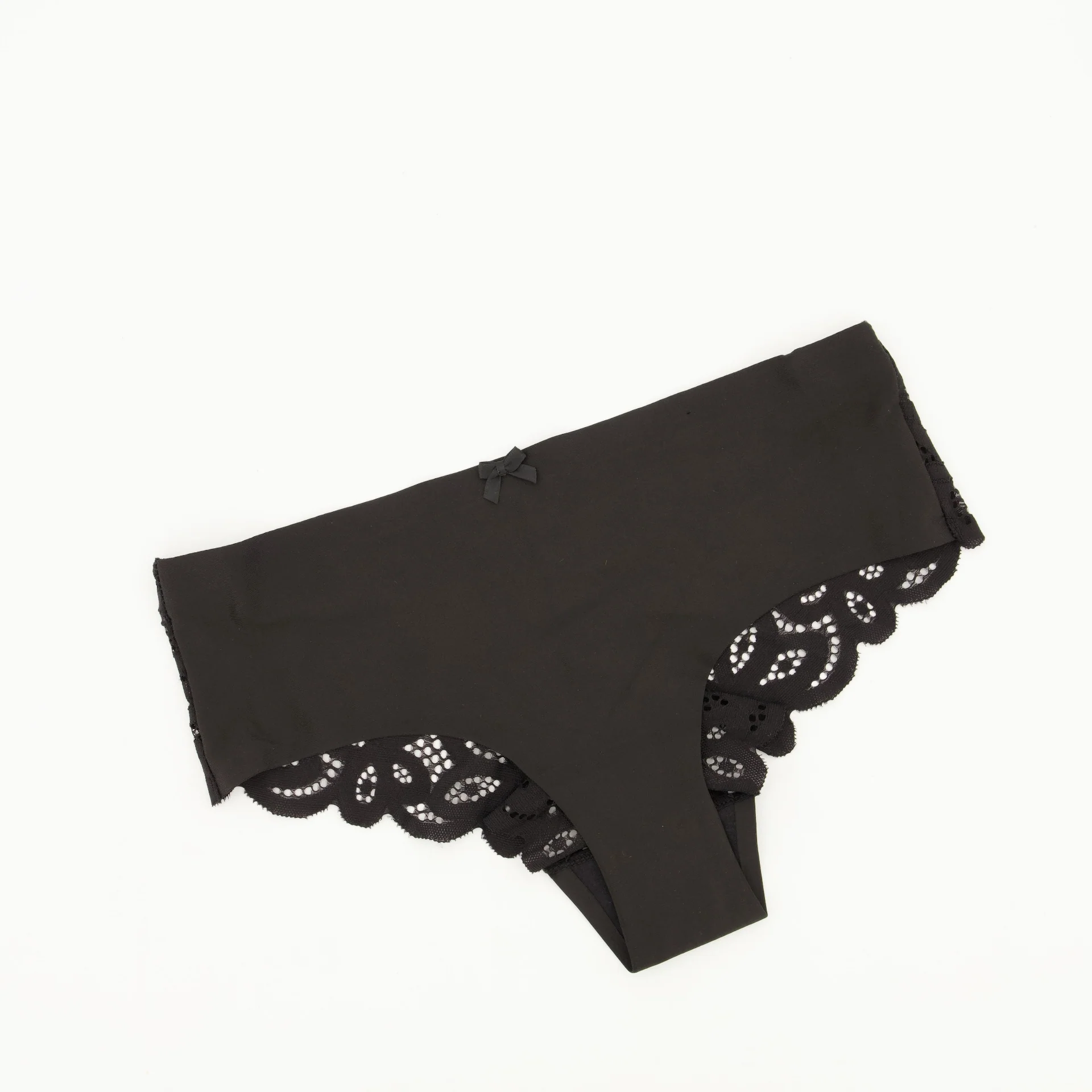 Single Bonded Boyleg Panty - Black