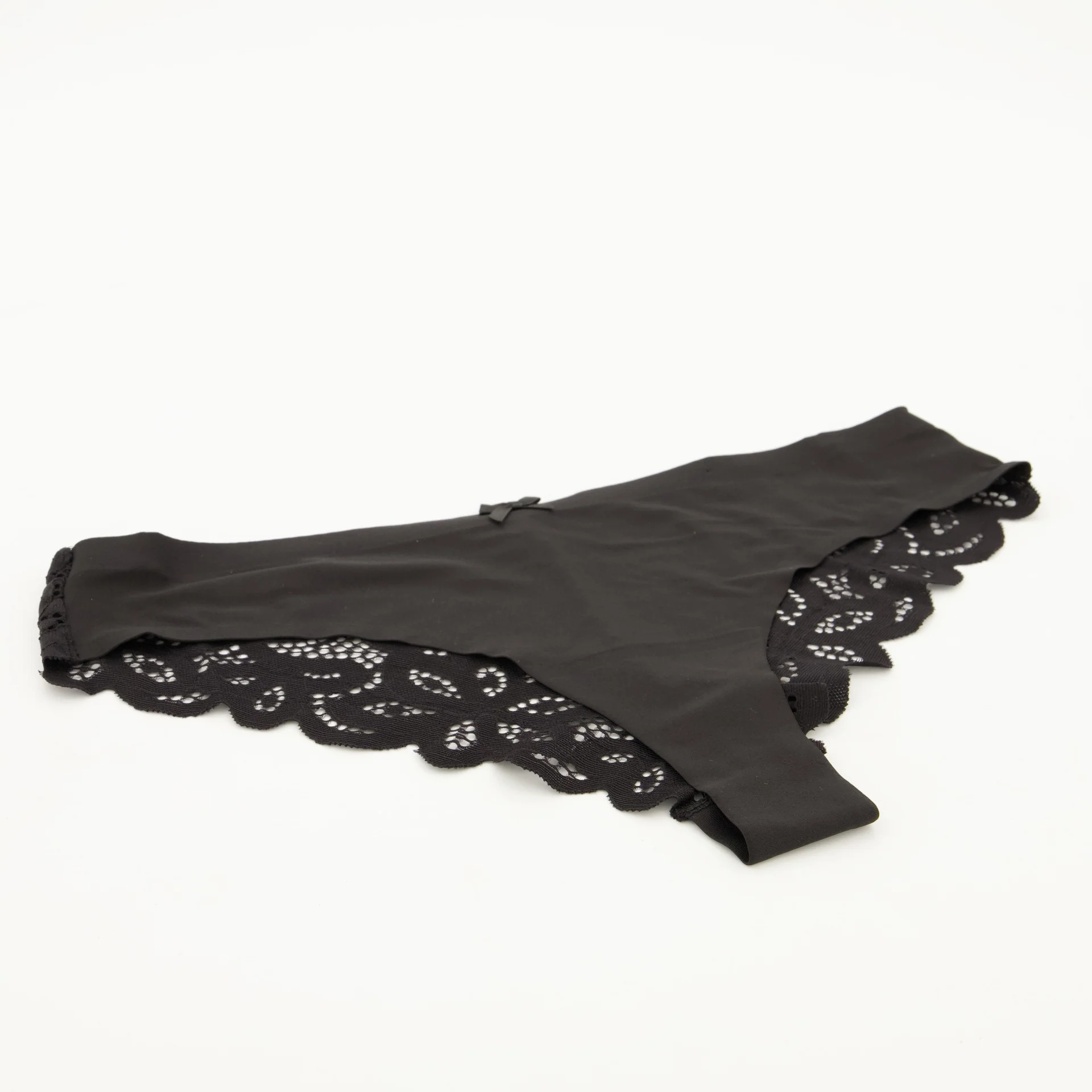 Single Bonded Brazilian Panty - Black - Image 3
