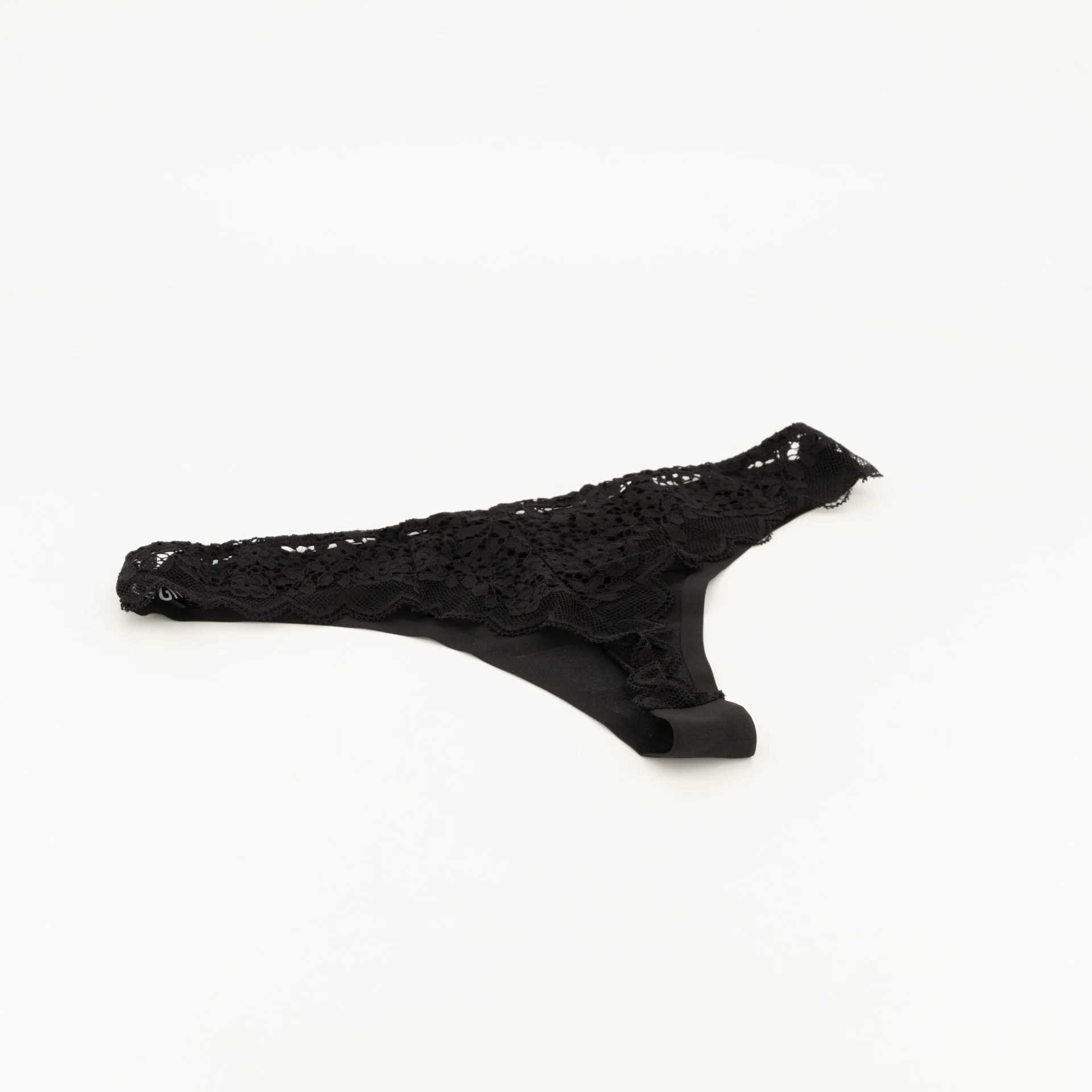 Single Bonded G-String Panty - Black - Image 4