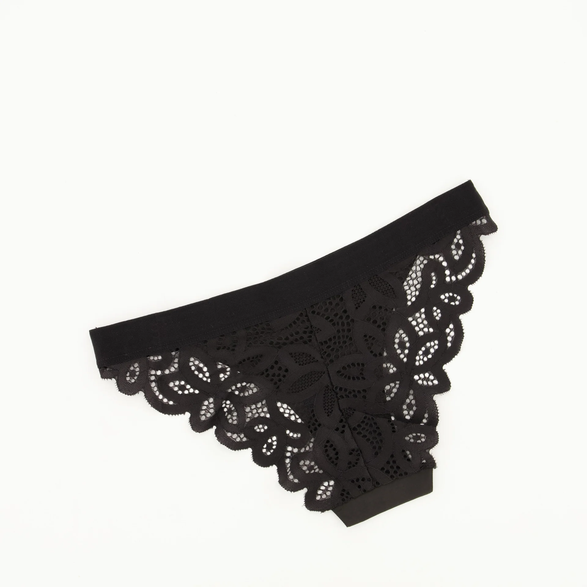 Single Bonded Tanga Bikini Panty - Black - Image 2