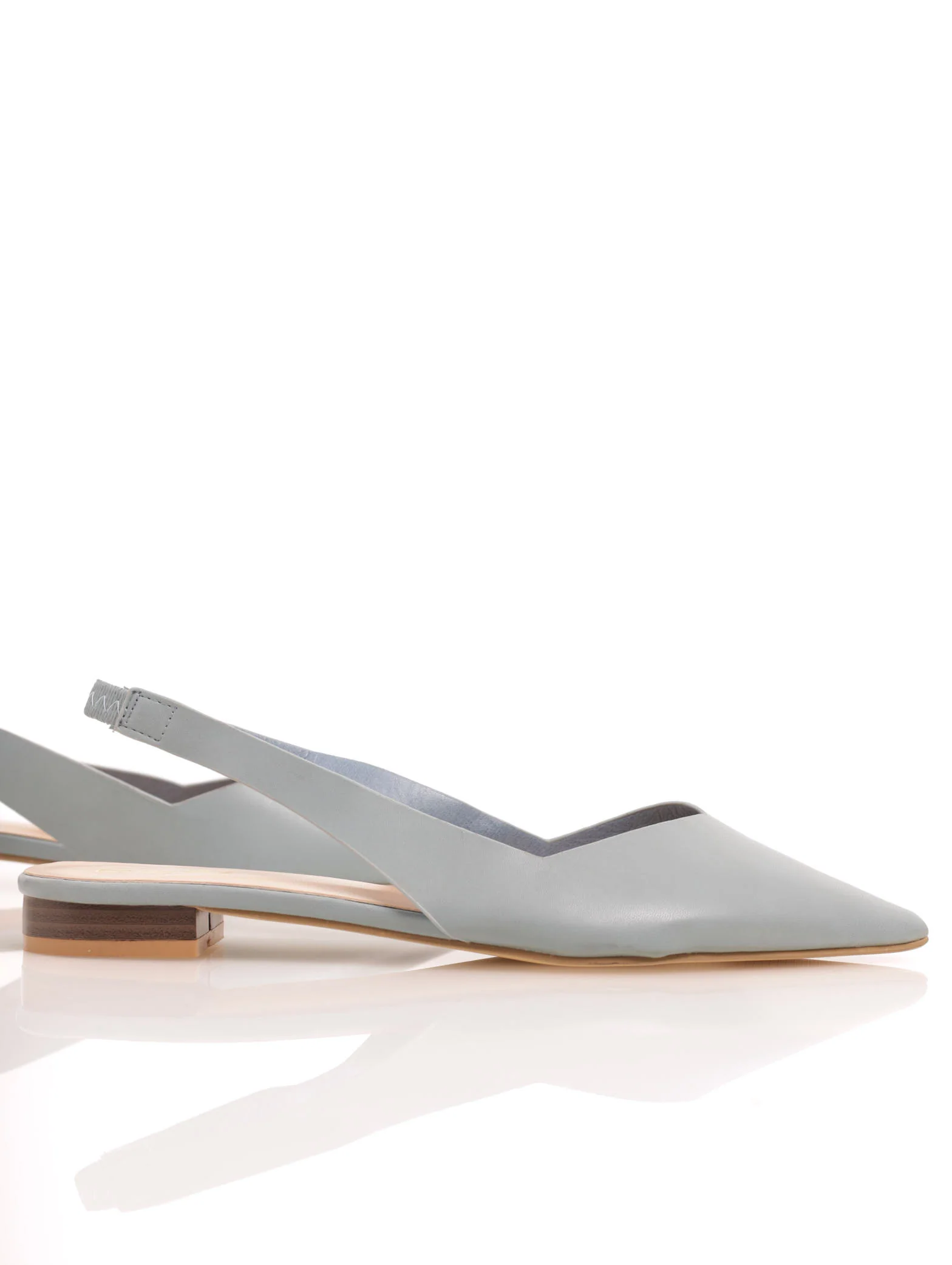 Slingback Pointed Shoe - Periwinkle - Image 2