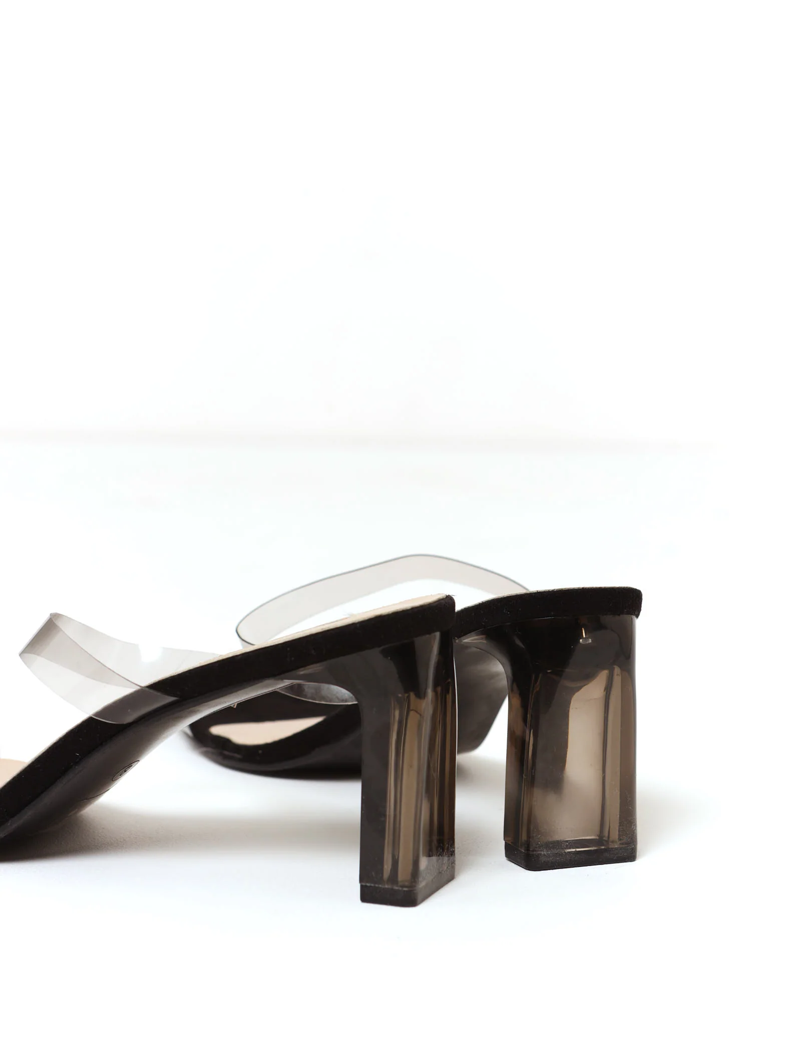 Smokey Vinyl Heel - Black - Image 3