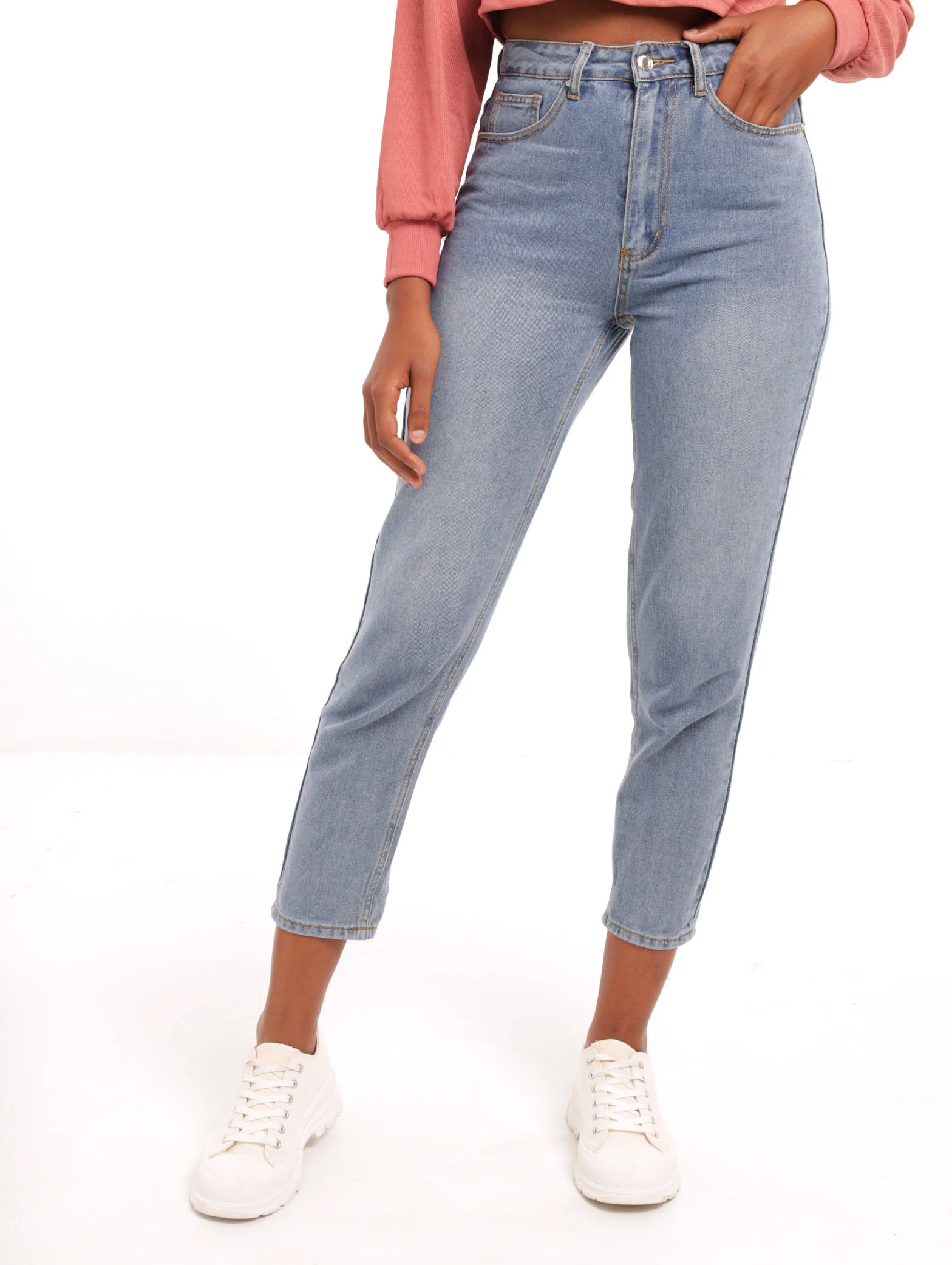Stonewash Classic Mom Jean