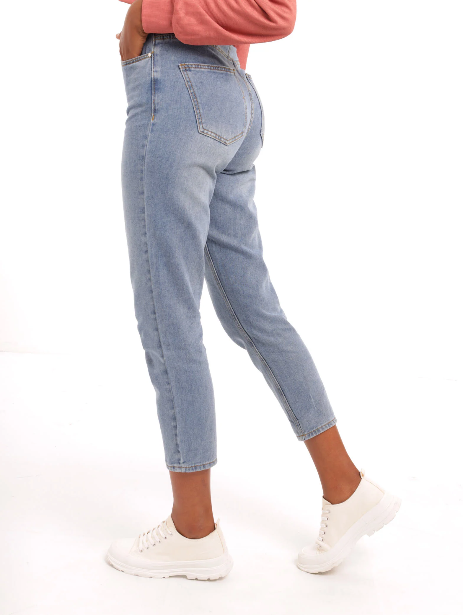 Stonewash Classic Mom Jean - Image 2
