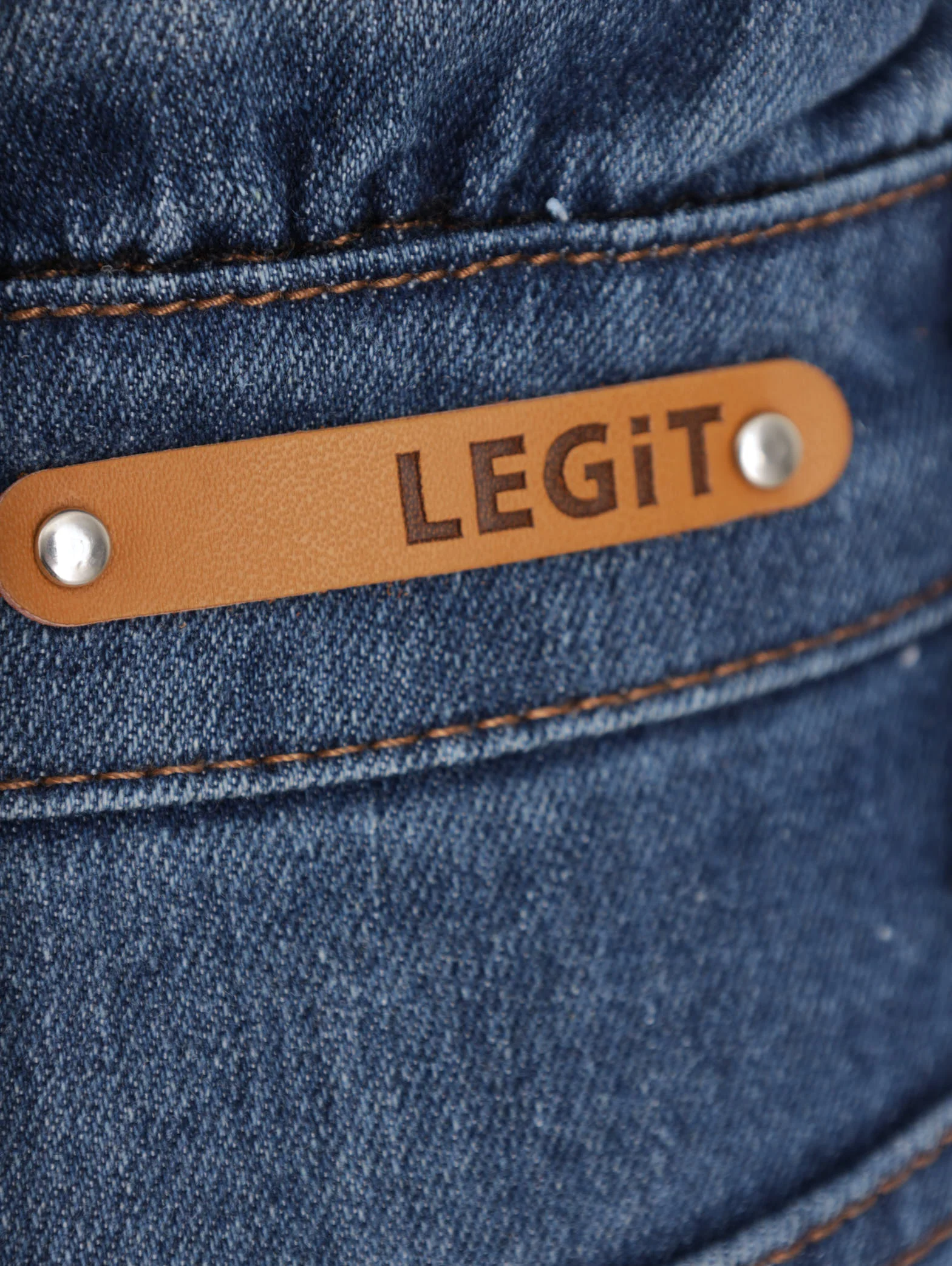Stonewash Frill Wide Bottom Tie Belt Skinny Denim Jean - Image 7