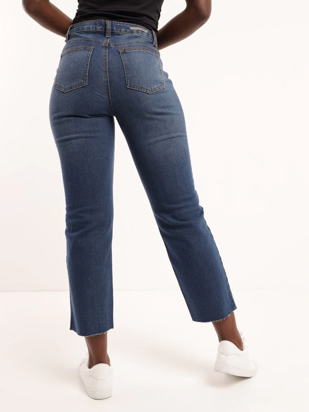 Stonewash Straightleg Stretch Denim Jean - Image 4