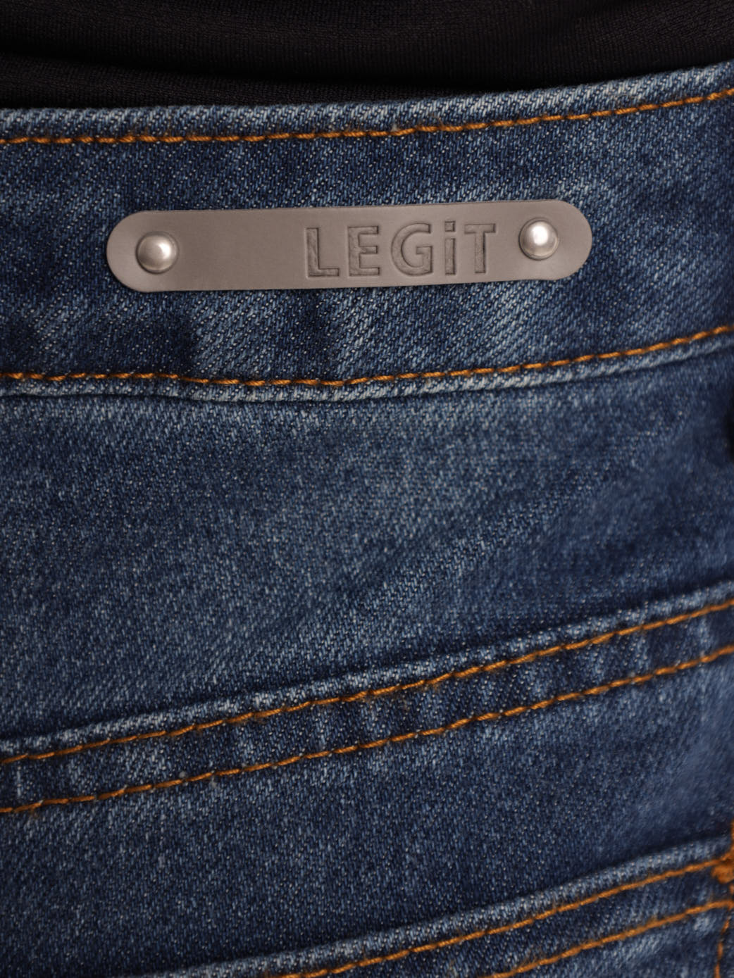 Stonewash Straightleg Stretch Denim Jean - Image 6