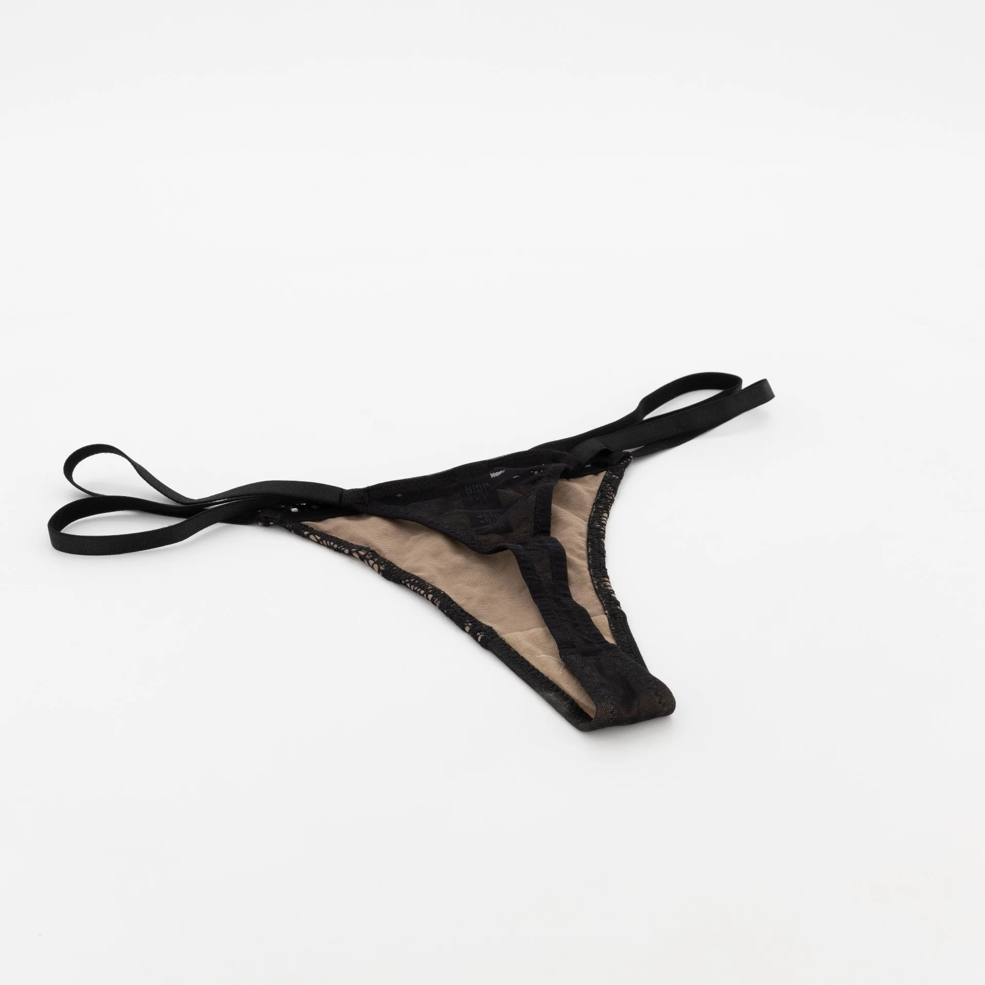 Strapping Detail G-String - Black - Image 3