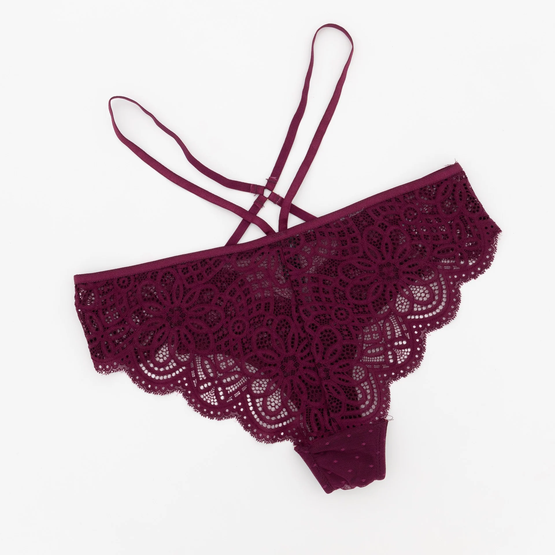 Strappy Combo Lace Brazilian Panty - Image 2