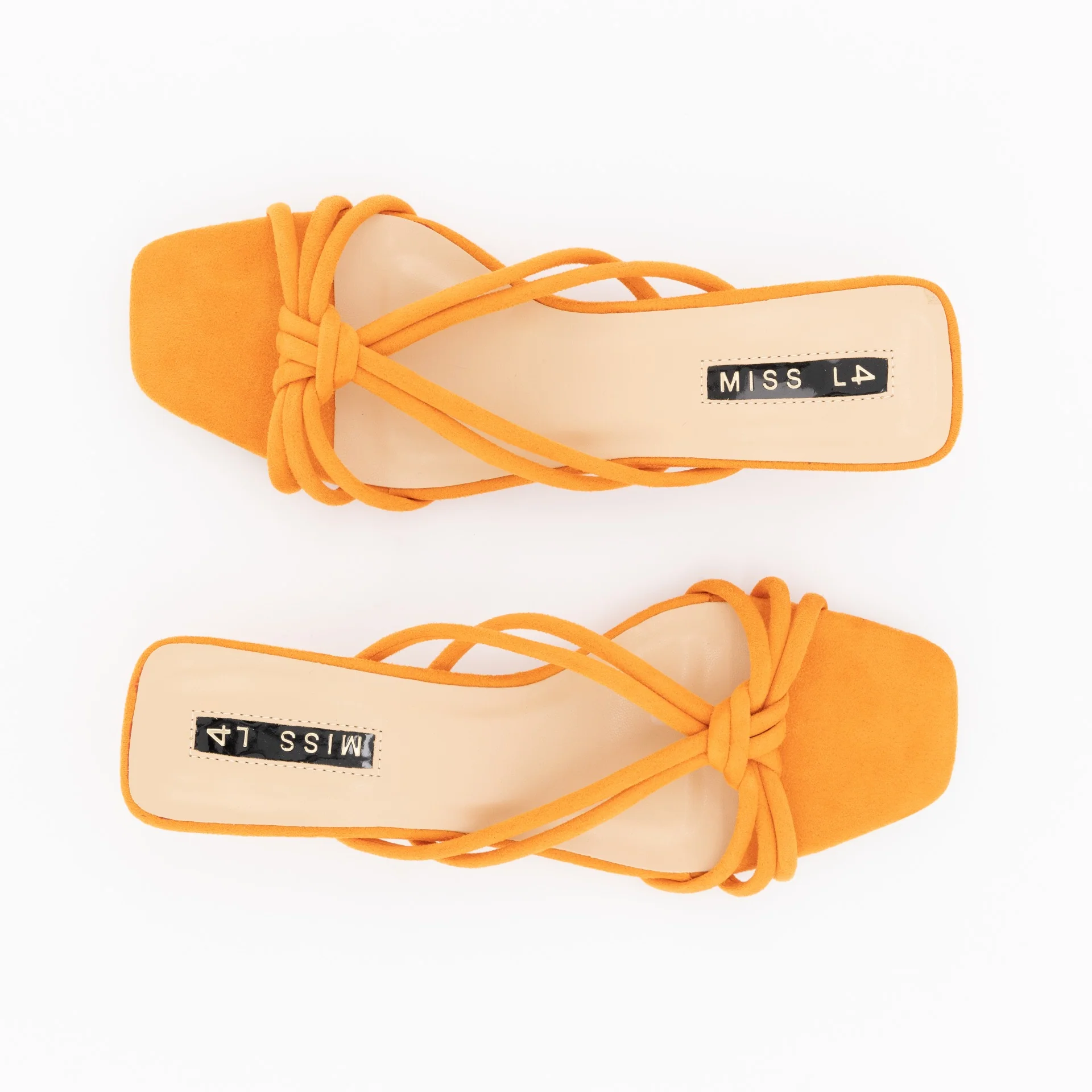 Strappy Kitten Heel - Tumeric - Image 2