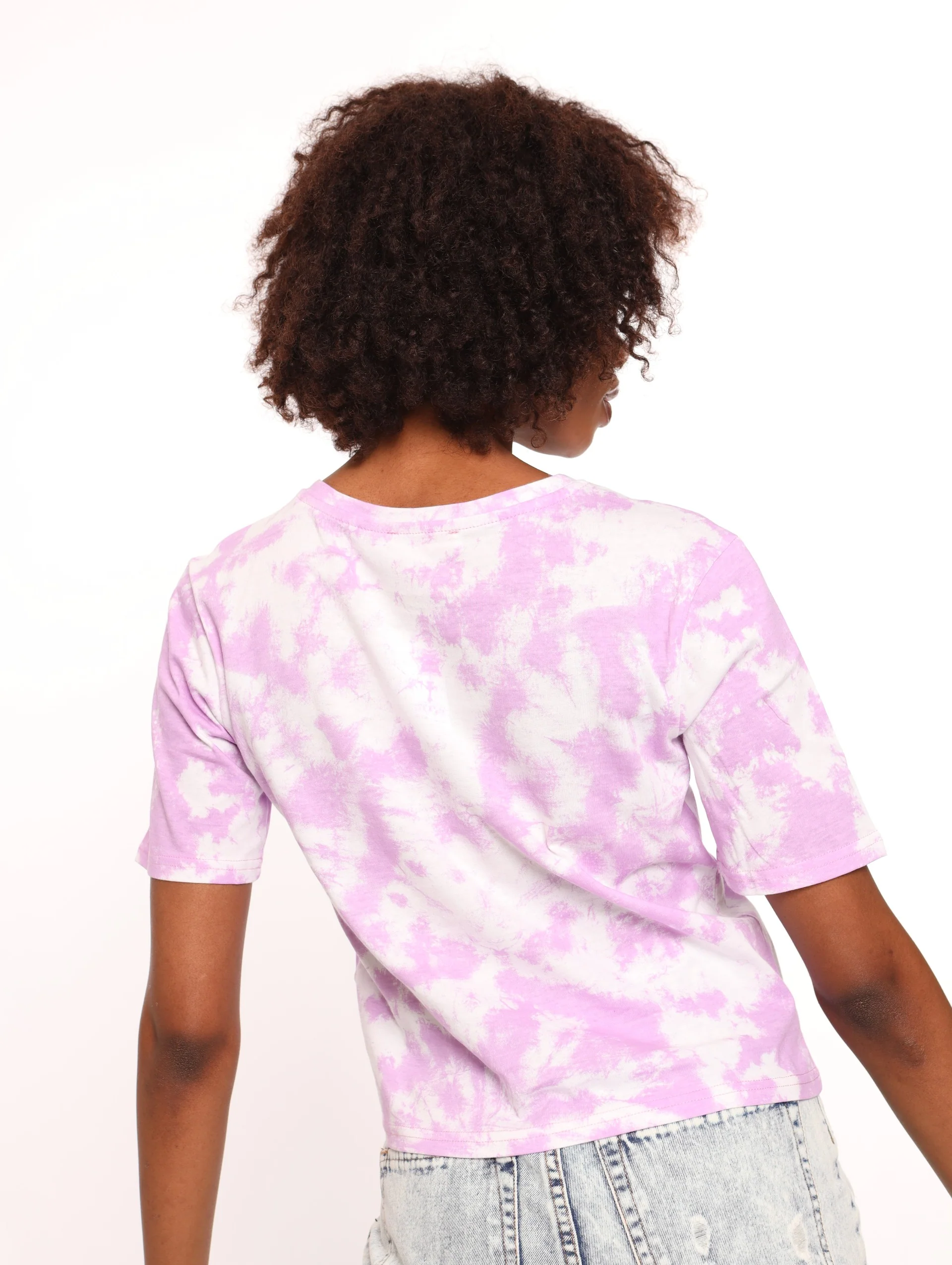 Tie Dye Boxy Crop Top - Image 4