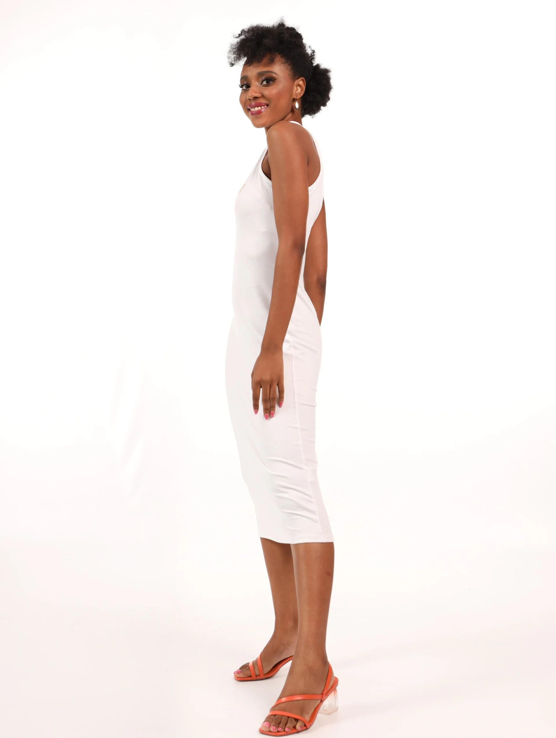 Tube Dress - White - Image 2