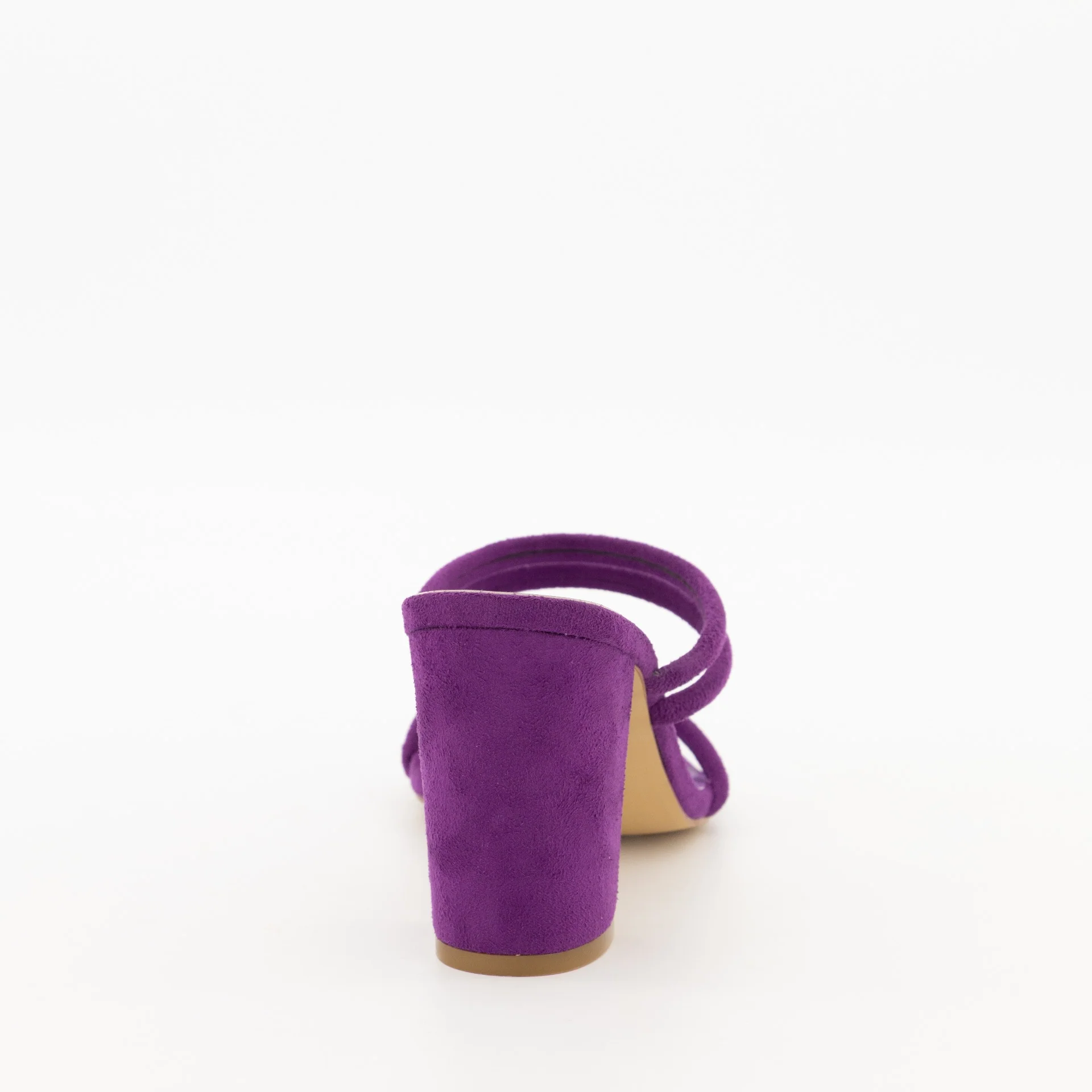 Tube Strap Push-In Square Toe Block Heel - Image 3