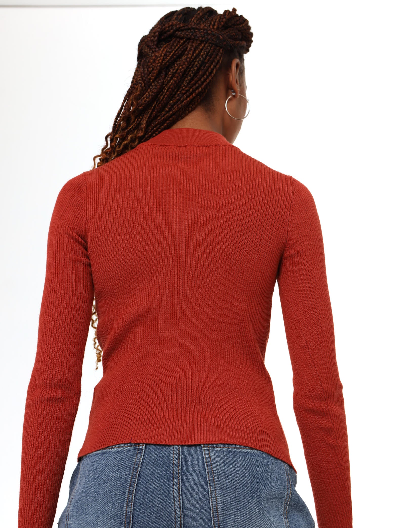 Turtle Cut Out Top - Rust - Image 4