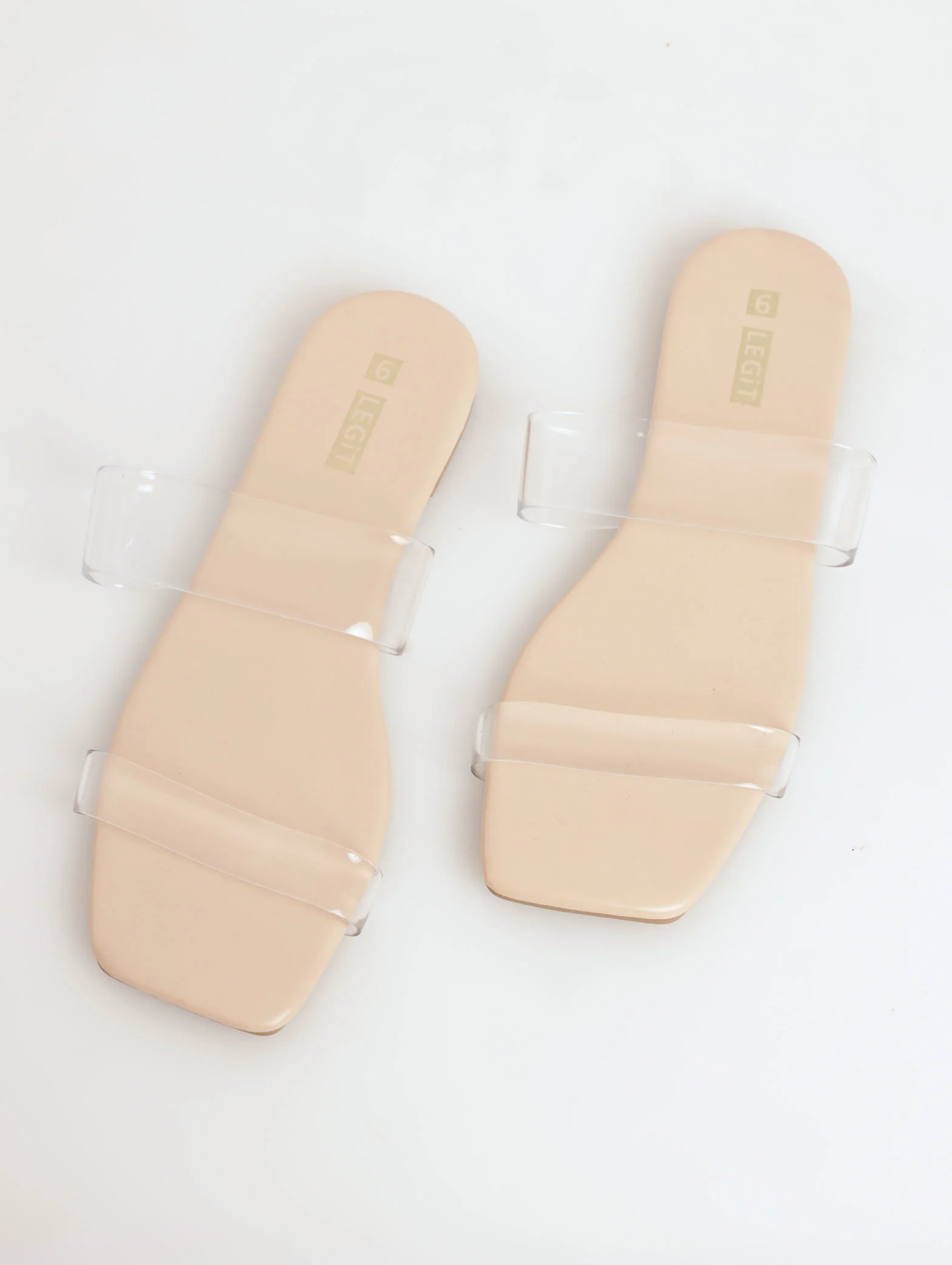Vinyl Tube Mule Sandal - Clear