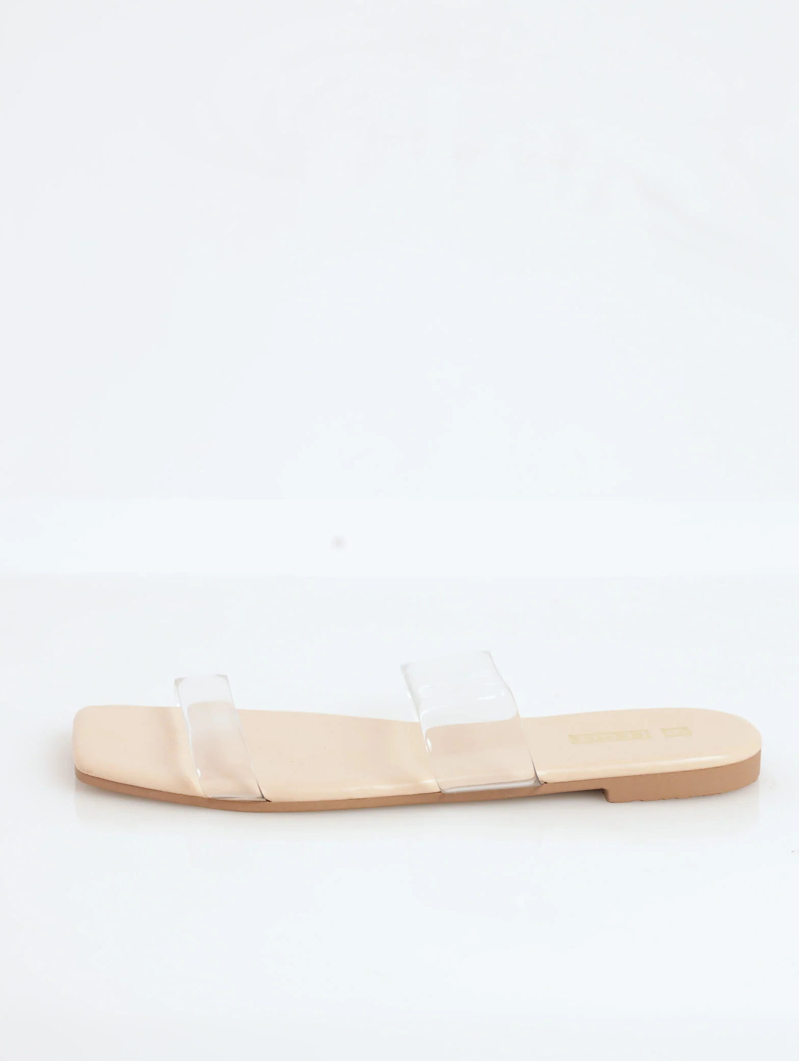 Vinyl Tube Mule Sandal - Clear - Image 2
