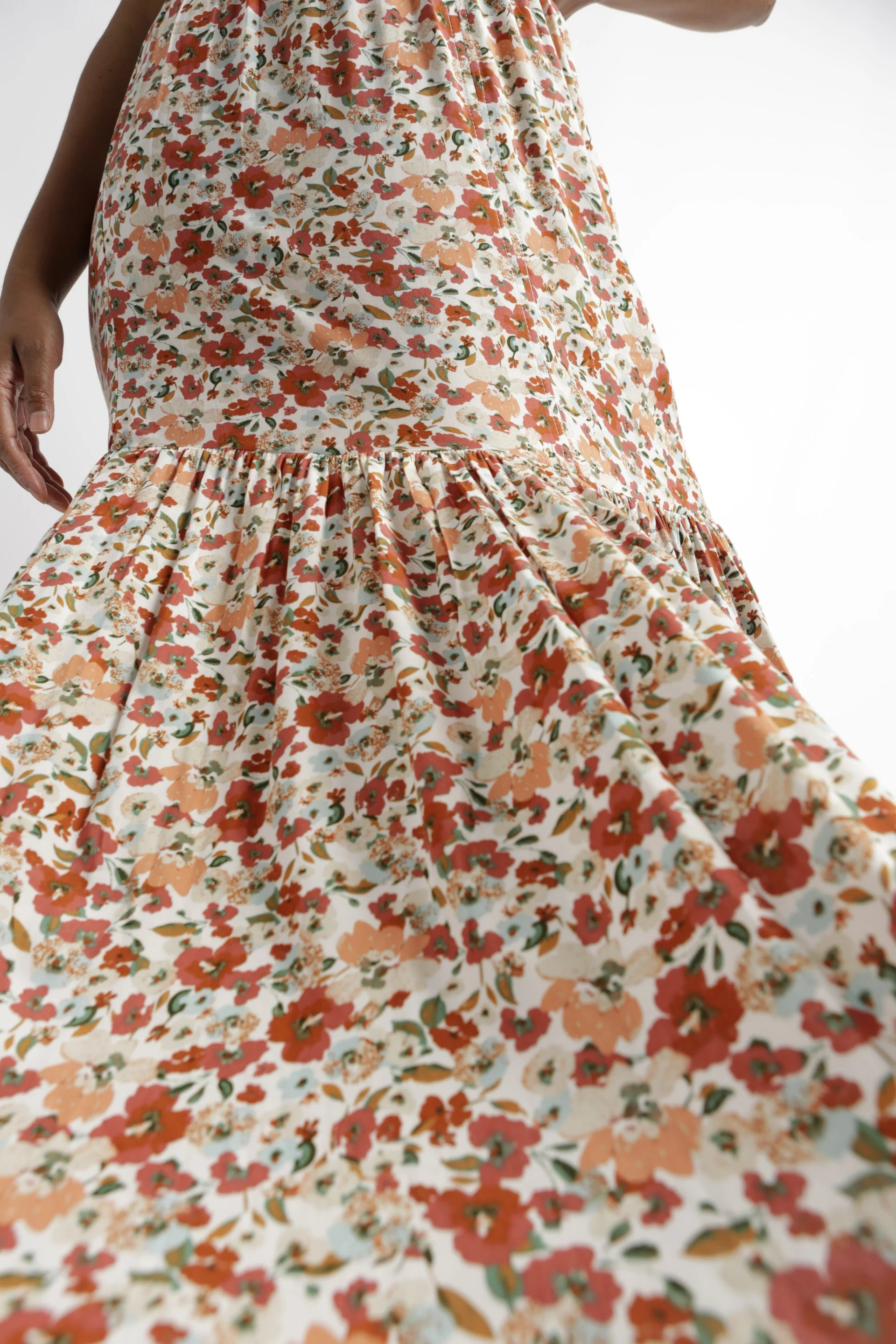 Woven Floral Maxi Dress - Image 4